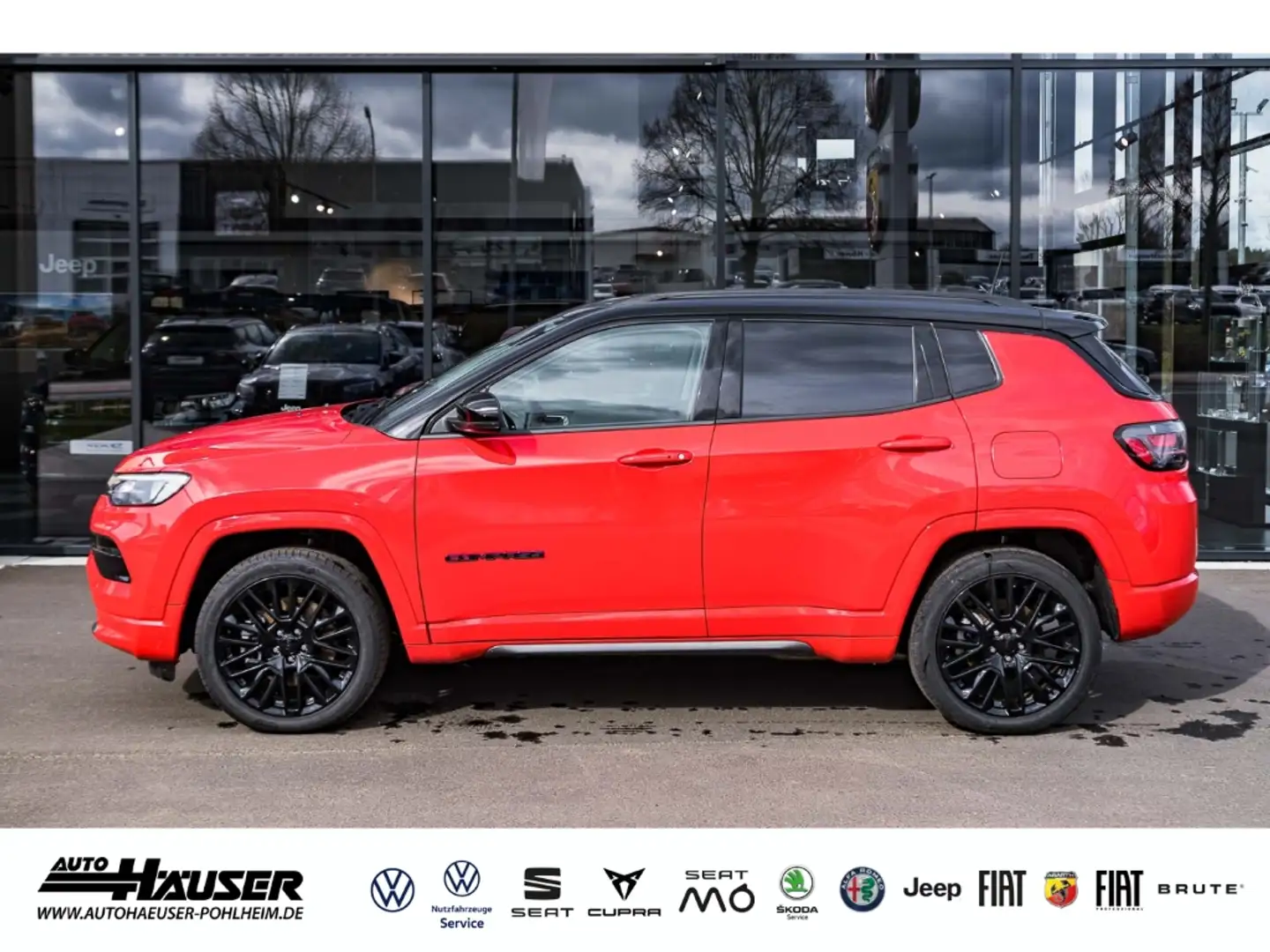 Jeep Compass PHEV S 240PS 4xe WINTER LEDER TECH LED NAVI KAMERA Rouge - 2