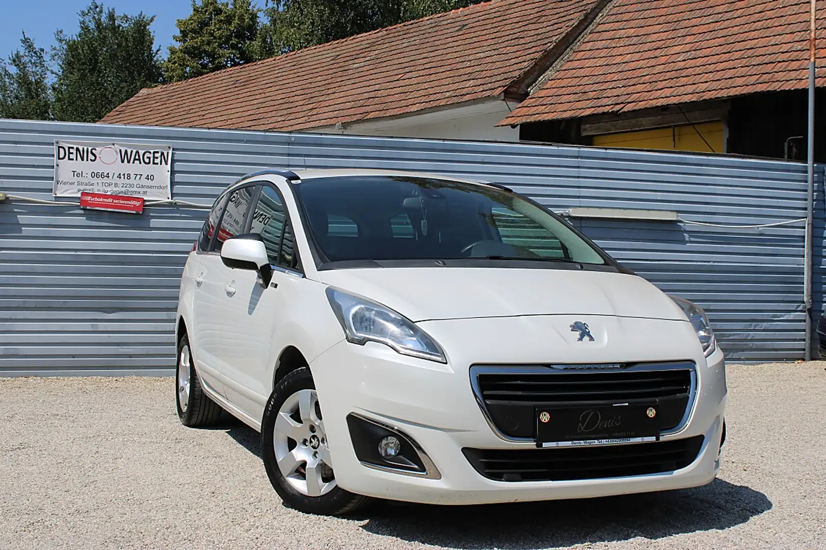 Peugeot 5008 1,6 BlueHDi 120 S&S Style 1. Besitz Weiß - 2