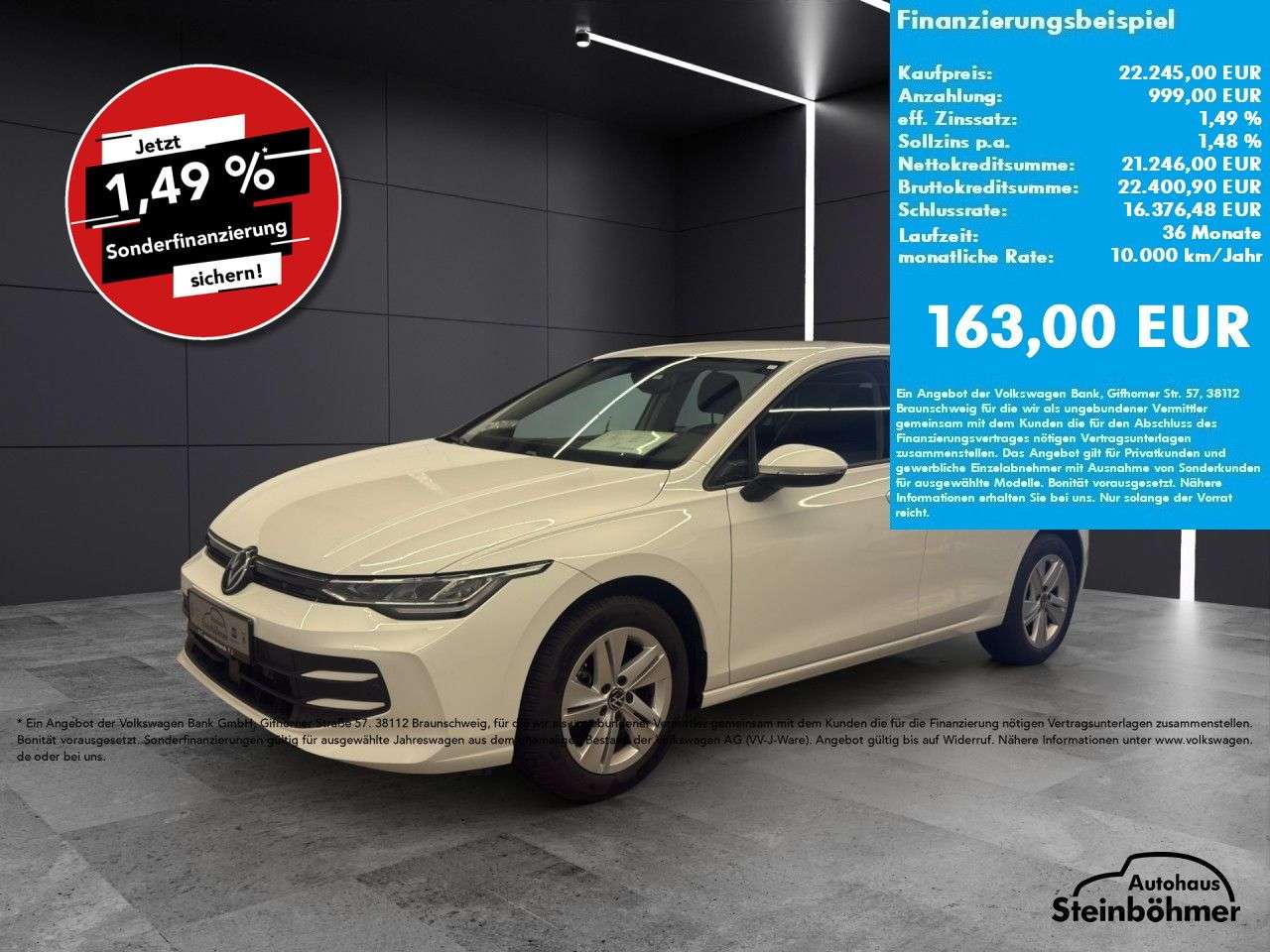 Volkswagen Golf 2025 — Life 1.5 TSI LED AppCon ACC SHZ Bluetooth