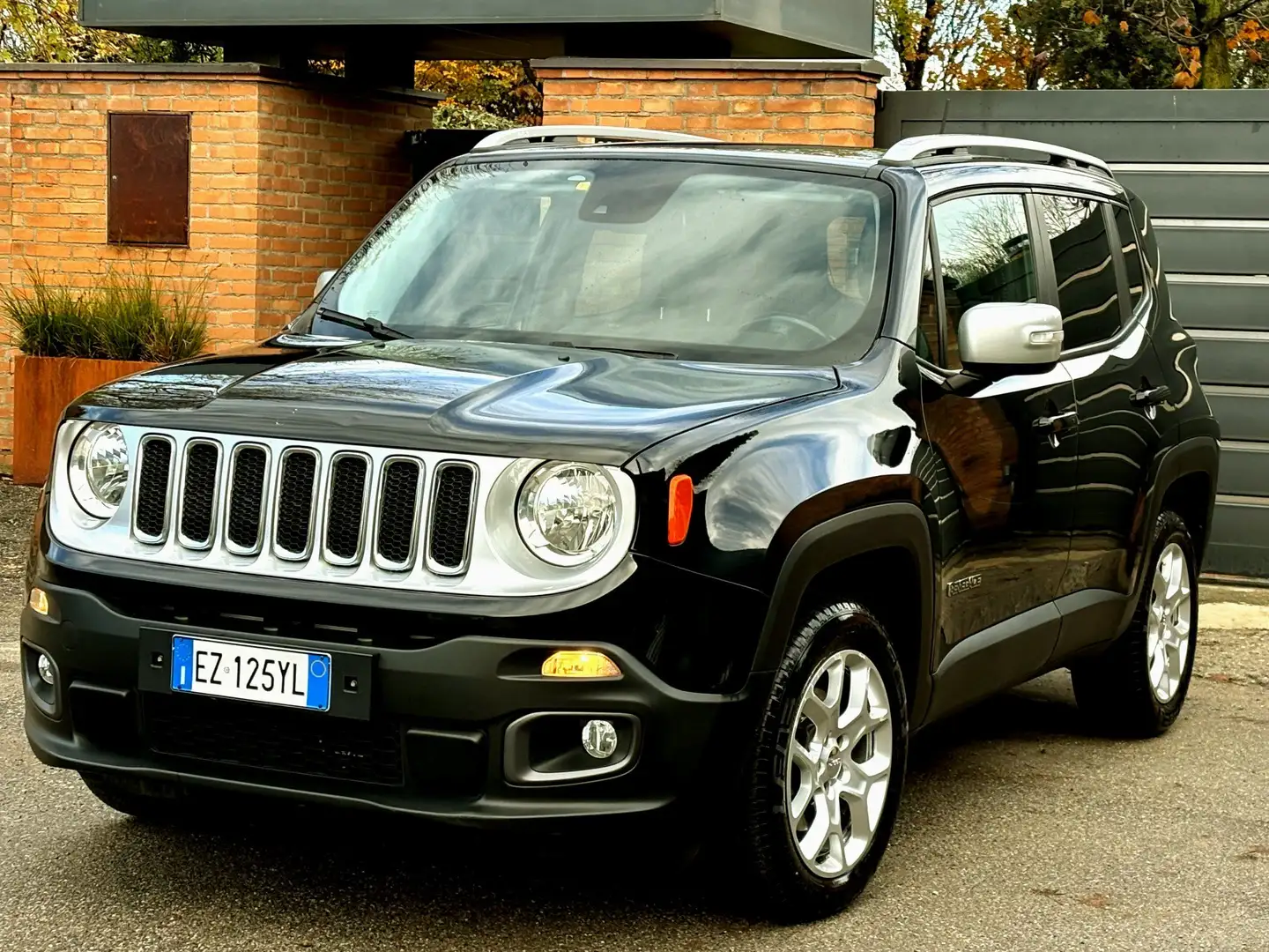 Jeep Renegade 2.0D 6m 4x4-Unico Propr-Pelle,Tetto-EURO 6- Schwarz - 1