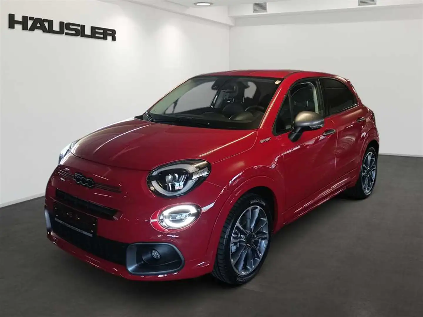 Fiat 500X 1.5 T AT Sport Hybrid Sitzheizung LED PDC CarPlay Rood - 1