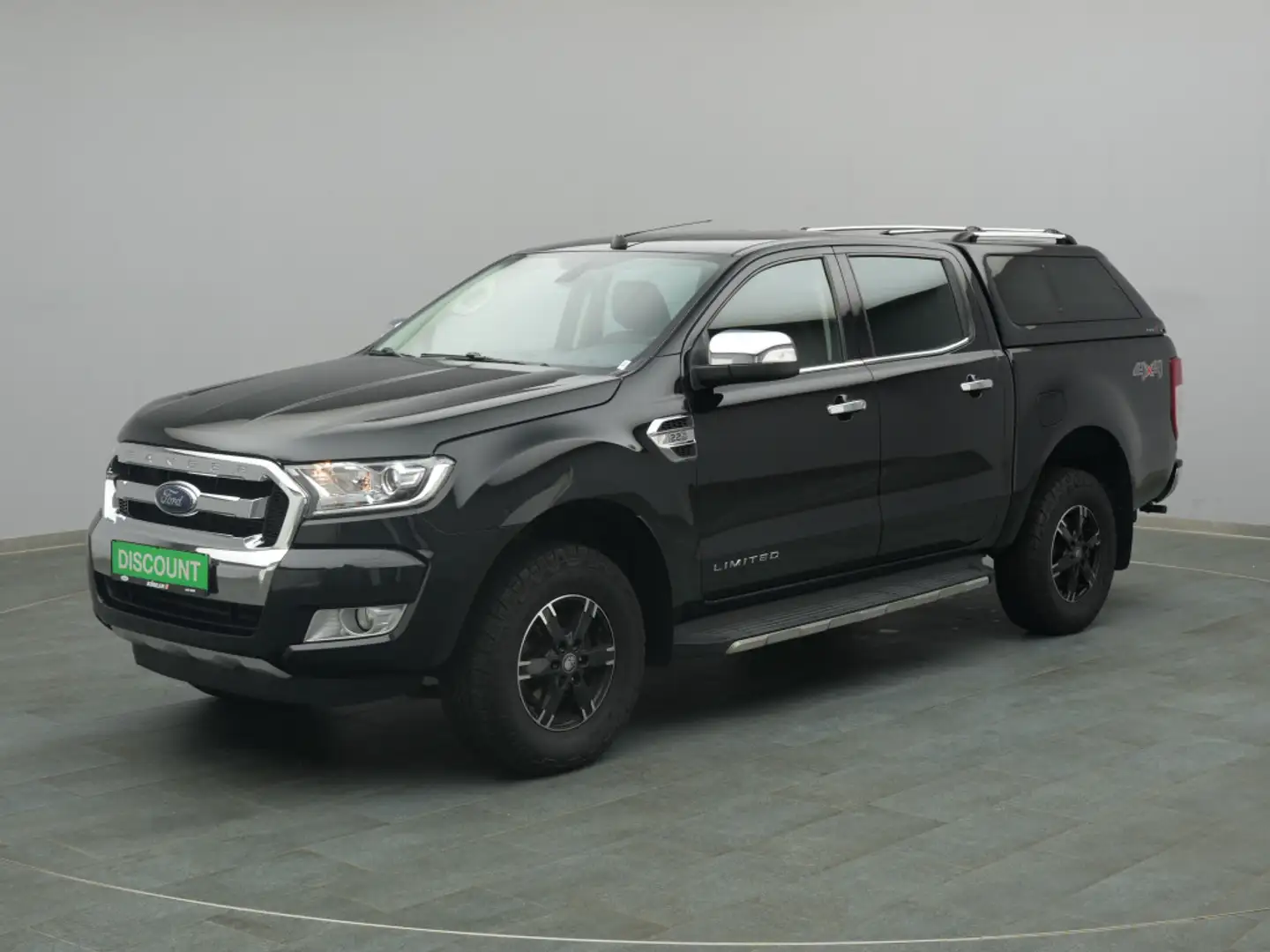 Ford Ranger DoKa Limited 160PS 4x4/AHK/PDC Schwarz - 2