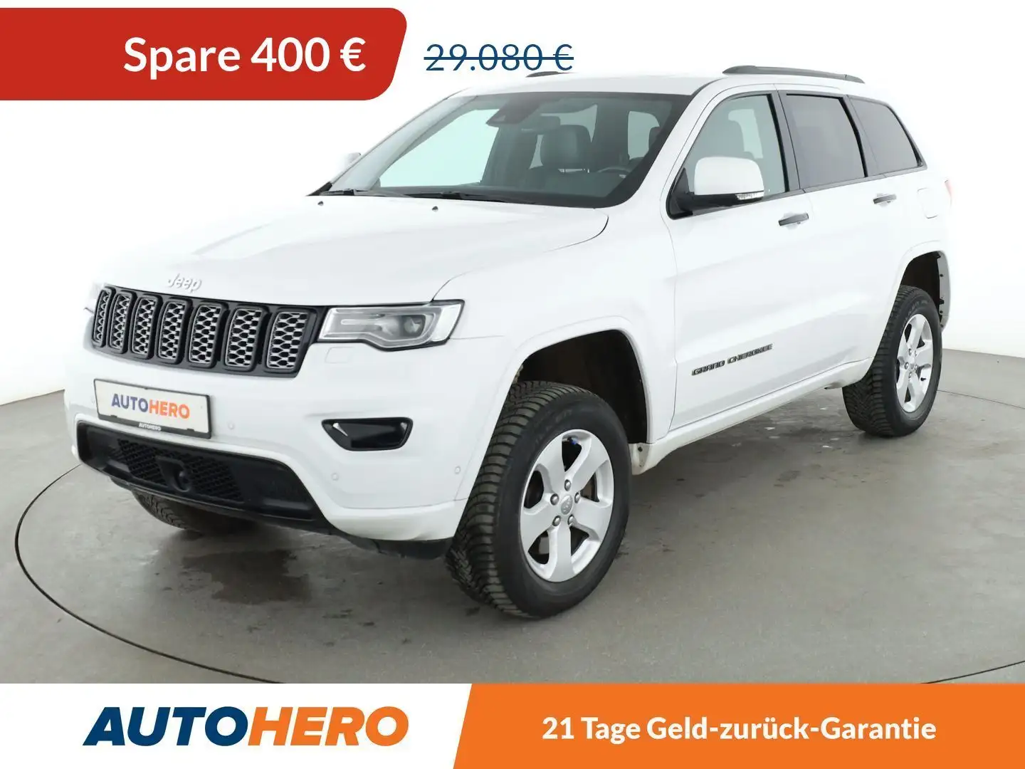 Jeep Grand Cherokee 3.0 CRD Overland Aut.*NAVI*TEMPO* Blanc - 1