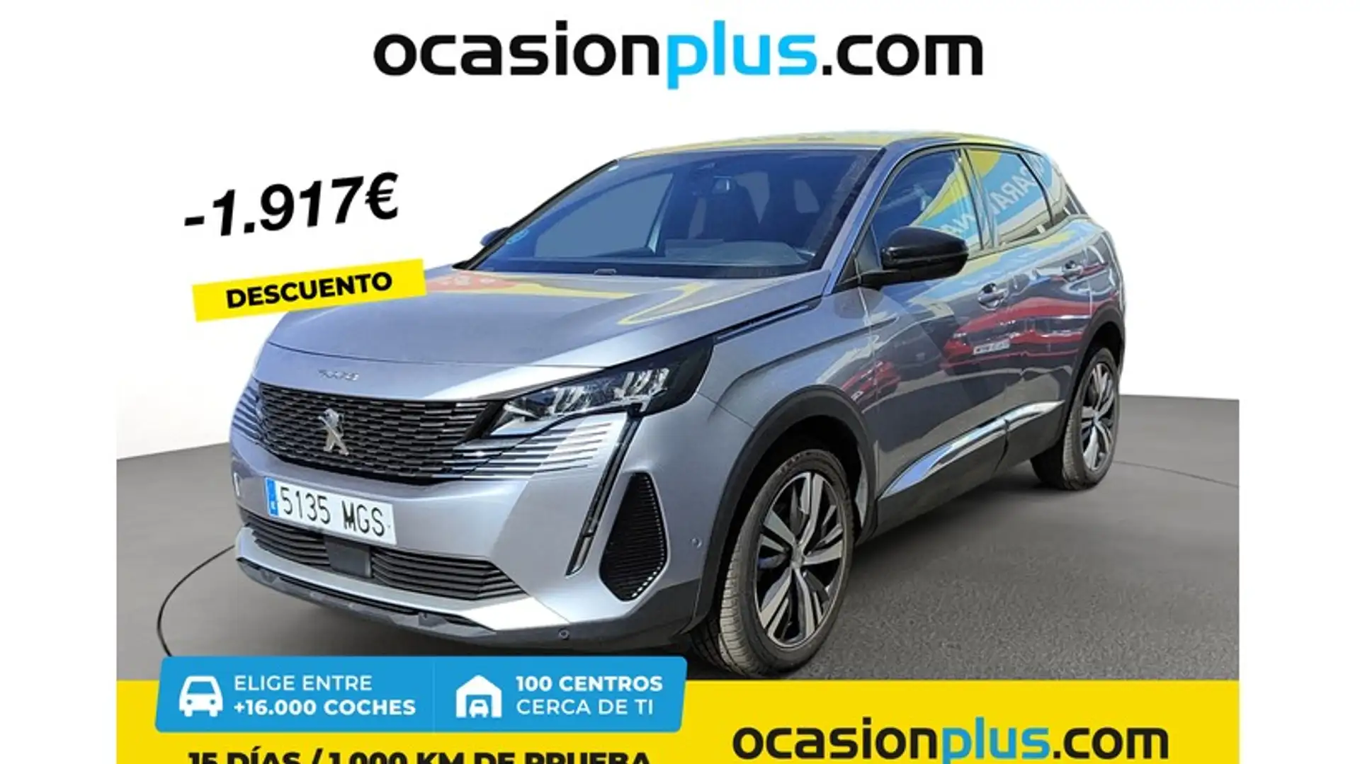Peugeot 3008 1.2 PureTech S&S Allure 130 Grau - 1