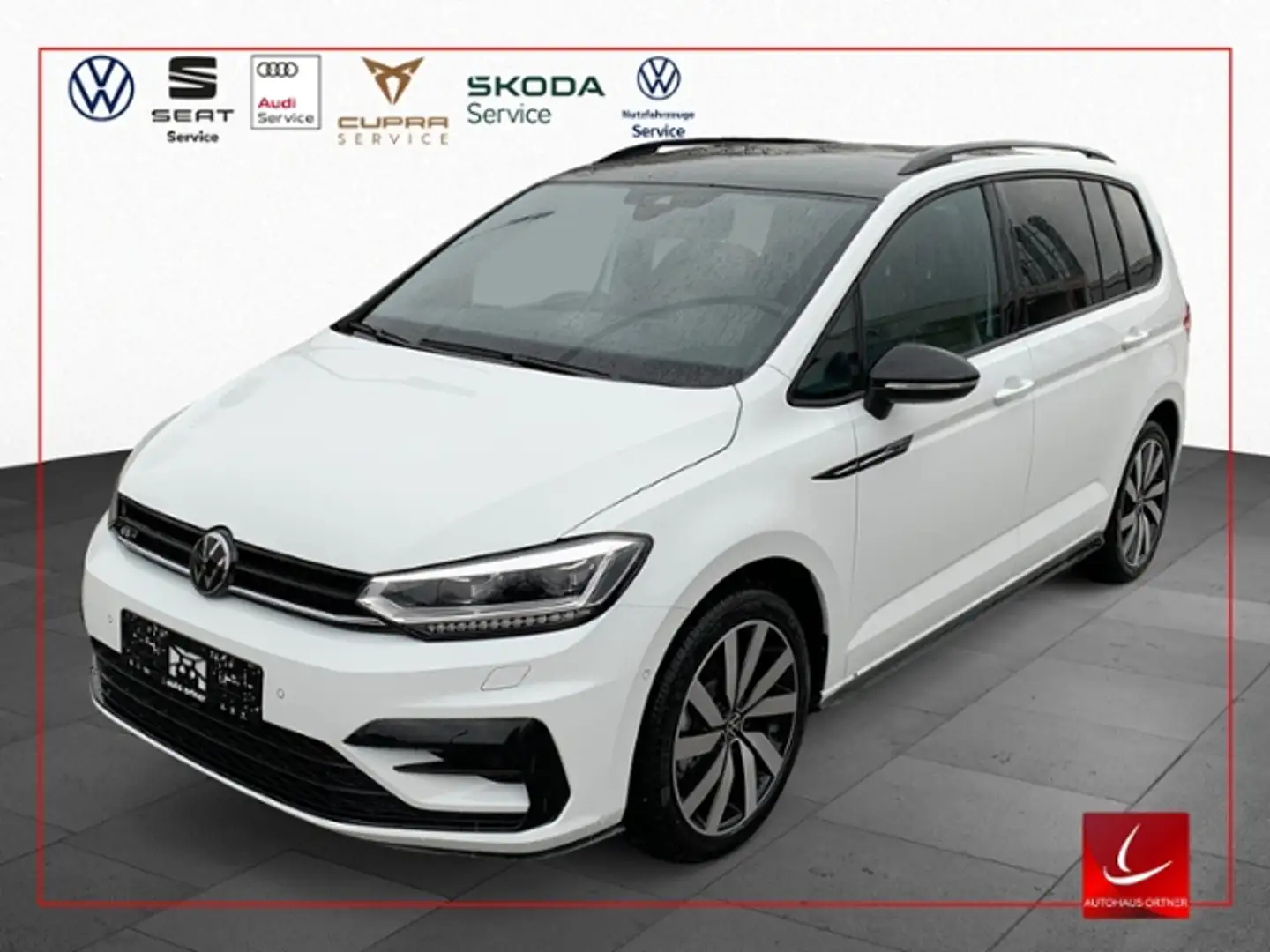 Volkswagen Touran 1,5 TSI DSG HIGHLINE R-LINE 7-SITZER IQ DRIVE NAV Weiß - 1
