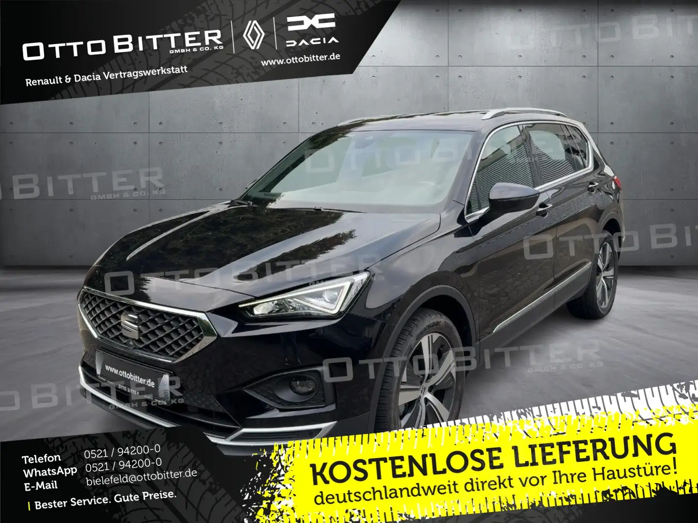 SEAT Tarraco 1.5 TSI ACT DSG Xcellene AUTOMATIK AHK Negru - 1