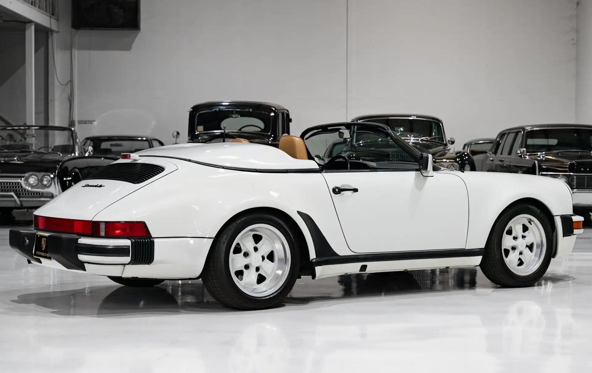 포르쉐 911 Turbo Cabriolet 1989 흰색 사진 8