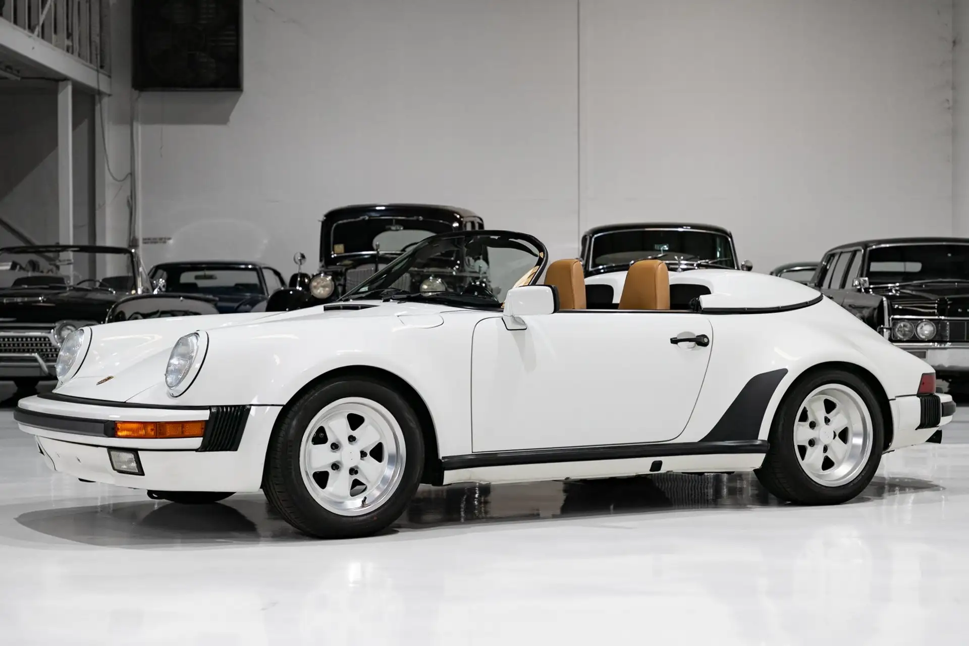 포르쉐 911 Turbo Cabriolet 1989 흰색 사진 2