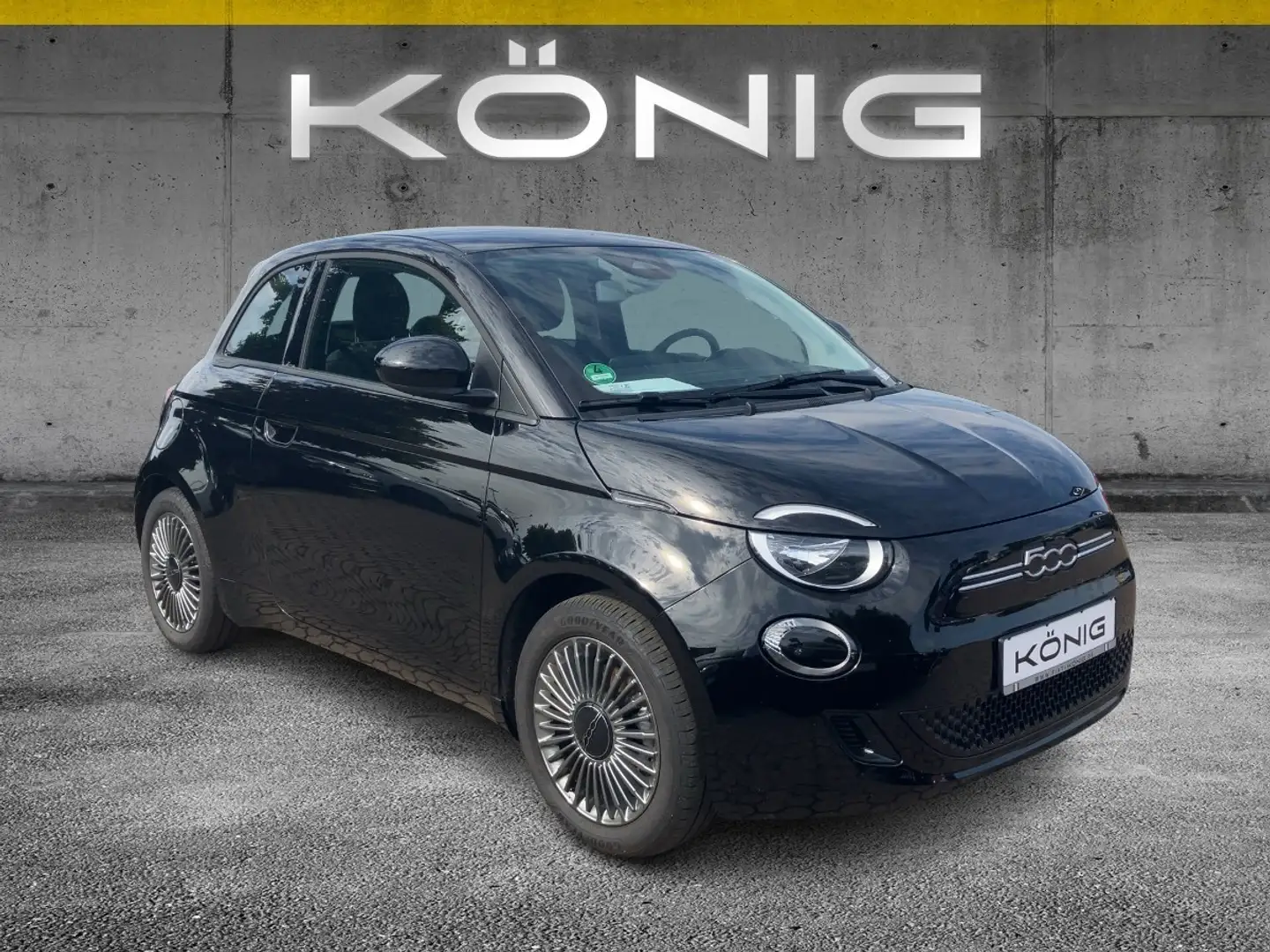 Fiat 500e Elektro Icon 118PS Navigation Klimaautomatik Schwarz - 2