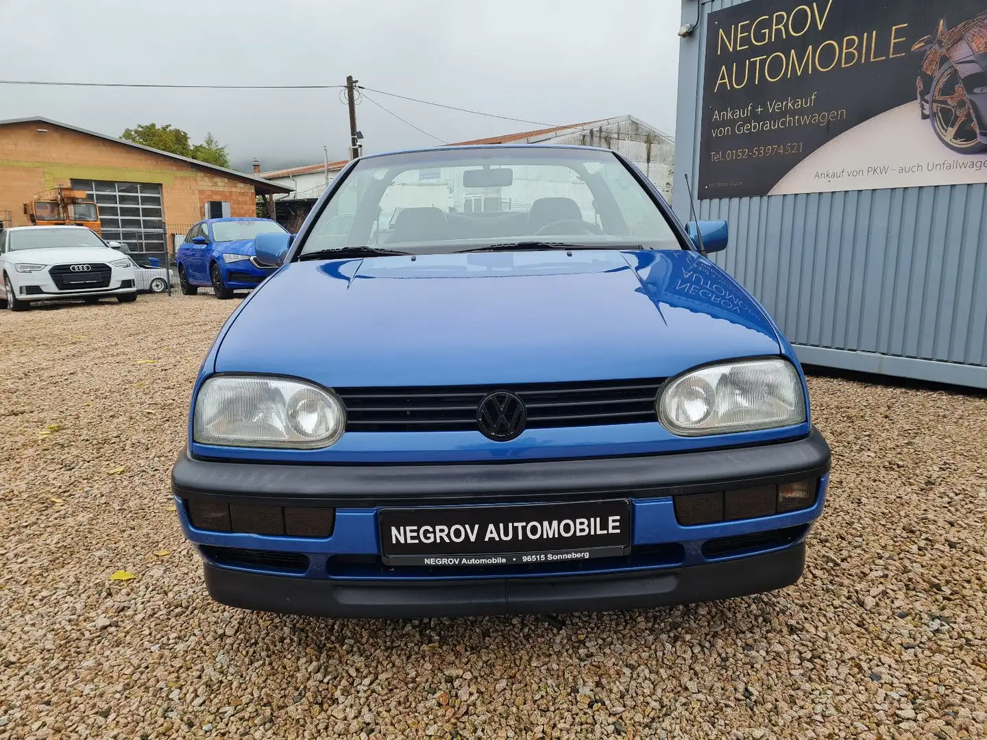 Volkswagen Golf Cabriolet Bleu - 2