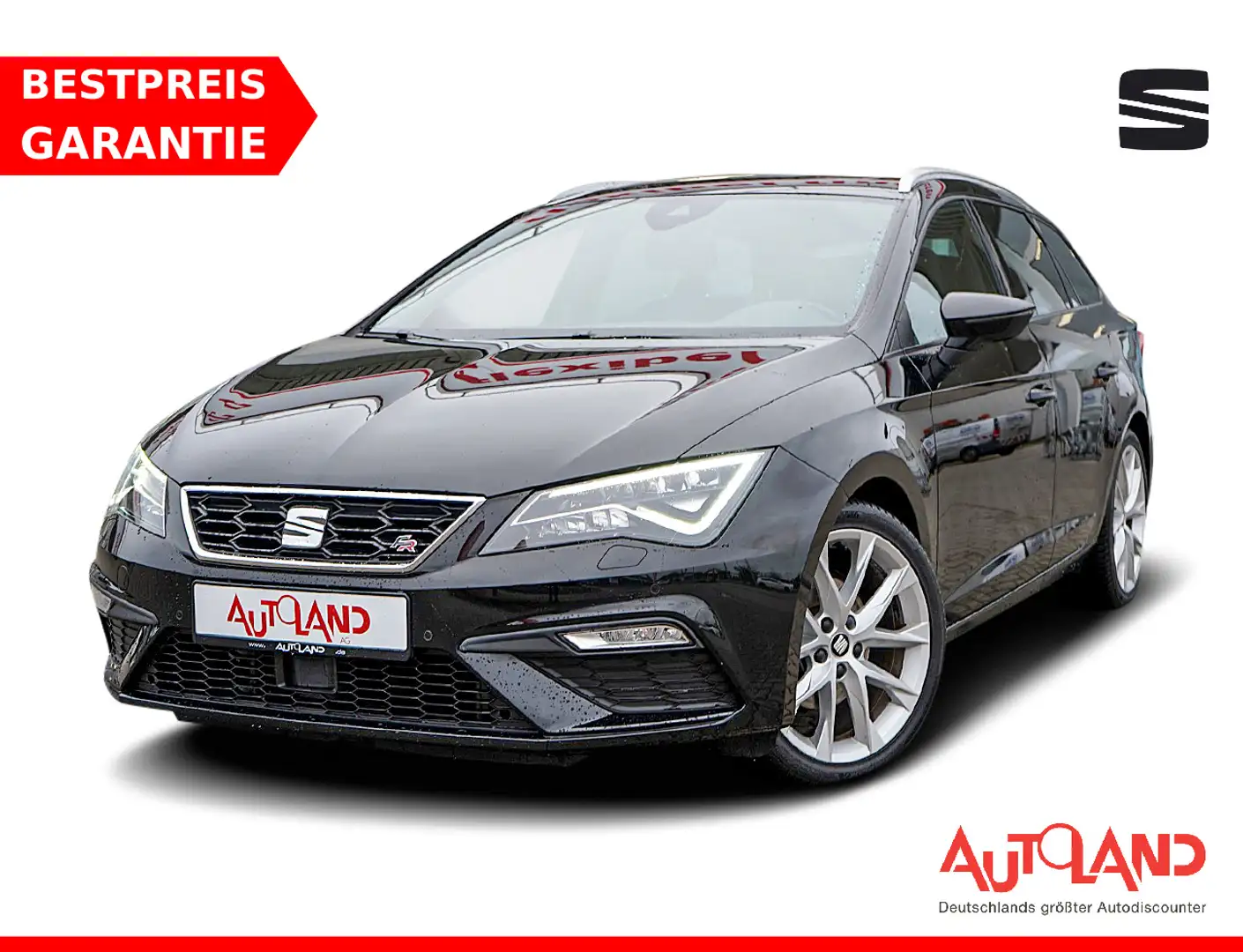 SEAT Leon ST 1.5 FR LED Navi Sitzheizung ACC Panorama Zwart - 1