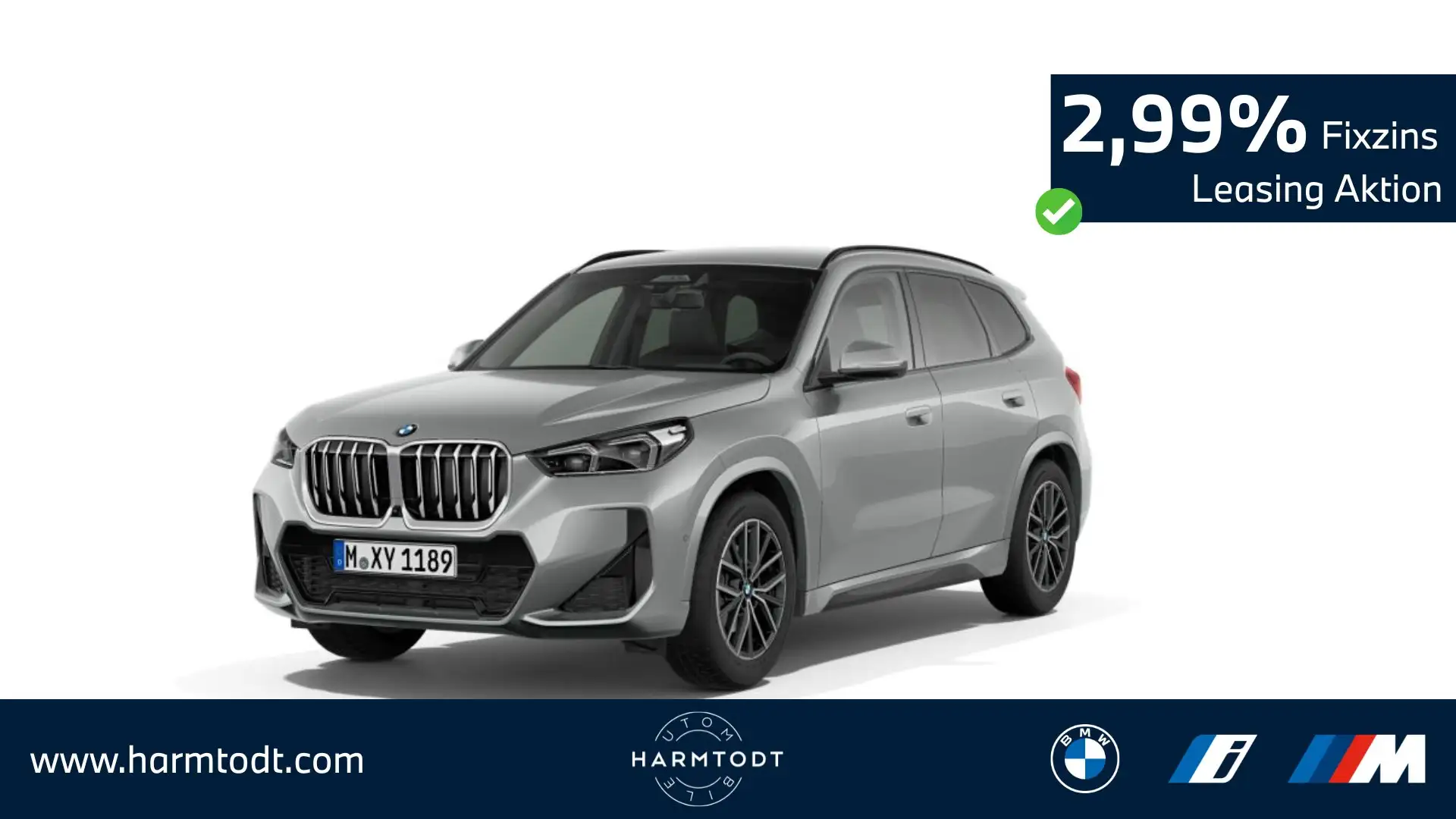 BMW X1 xDrive20d M-Sportpaket *2,99% Fixzins-Leasing* Silber - 1