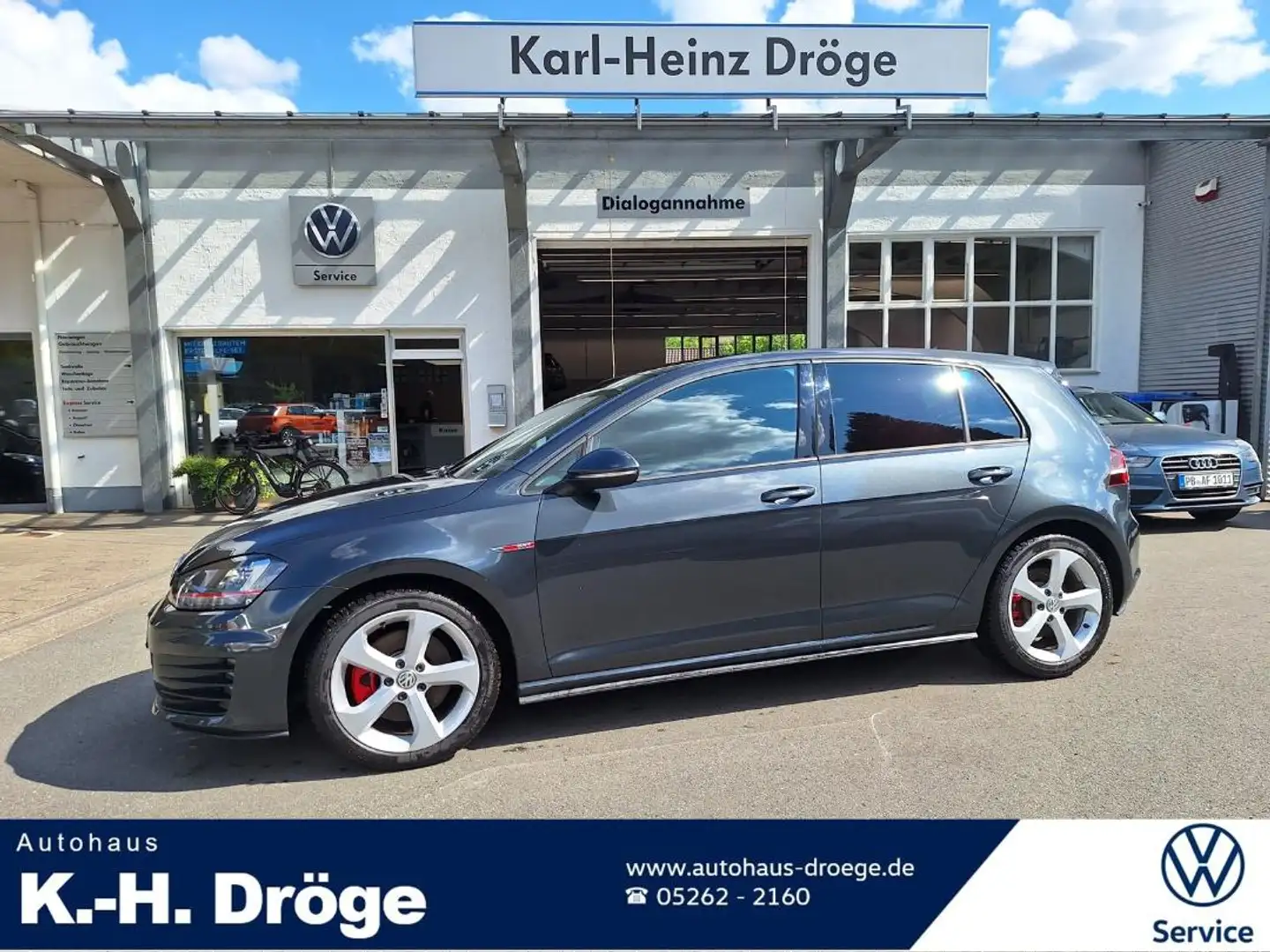 Volkswagen Golf GTI 2.0 TSI Bi-Xenon Navi Kamera Grau - 1