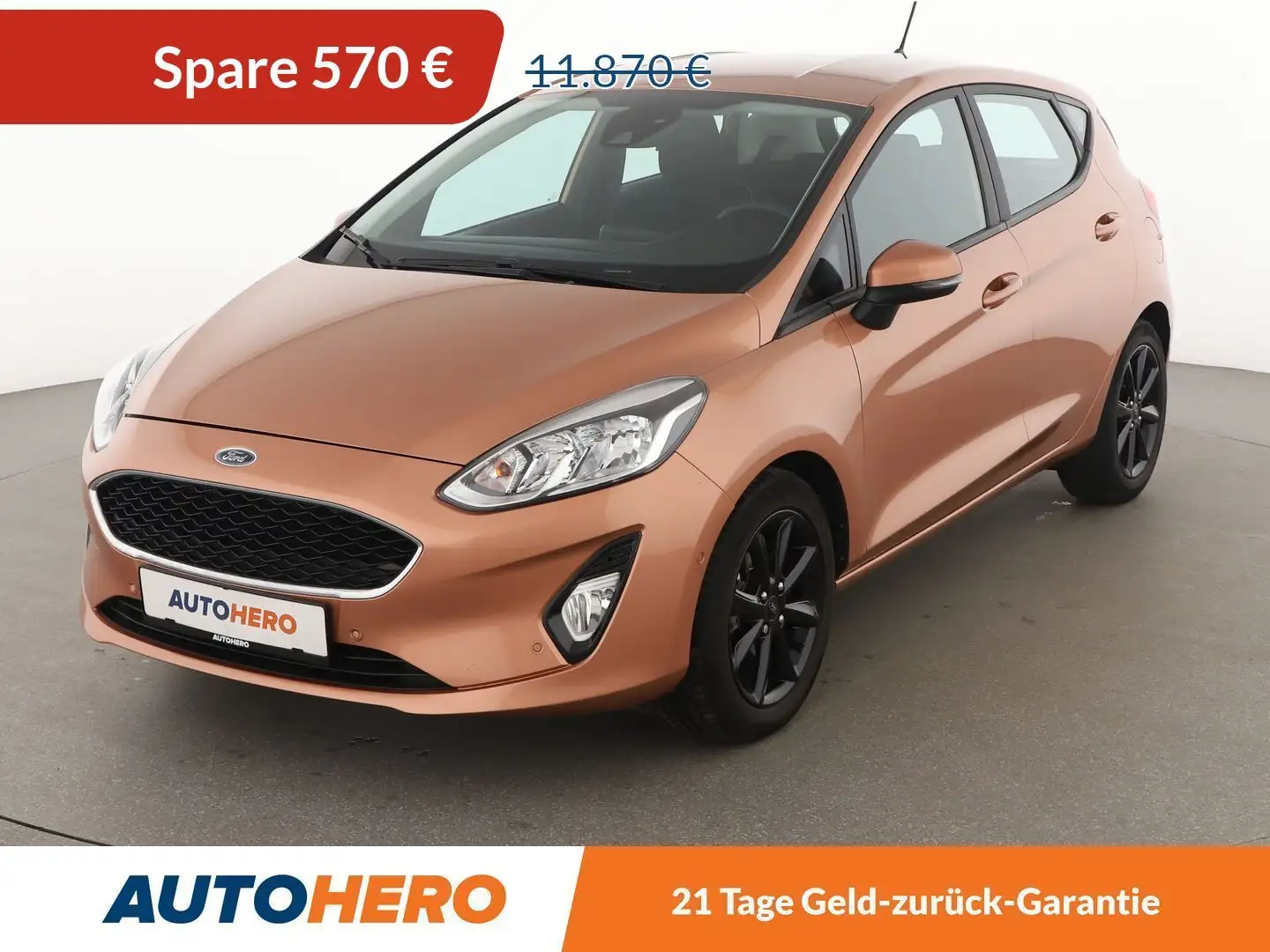 Ford Fiesta 1.0 EcoBoost Cool&Connect *CAM*PDC*SHZ* Orange - 1