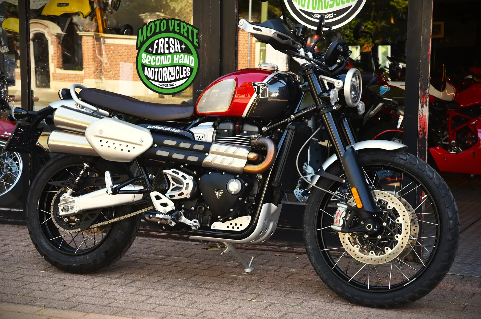 Triumph Scrambler 1200 XC GOLD LINE (TVAC) ***MOTO VERTE*** Rouge - 1