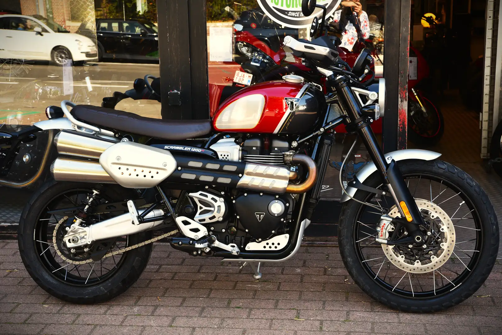 Triumph Scrambler 1200 XC GOLD LINE (TVAC) ***MOTO VERTE*** Rouge - 2