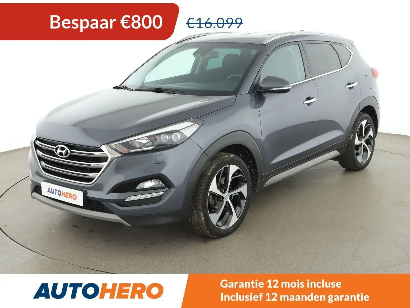 Hyundai TUCSON 1.7 CRDi Style 2WD Grijs - 1