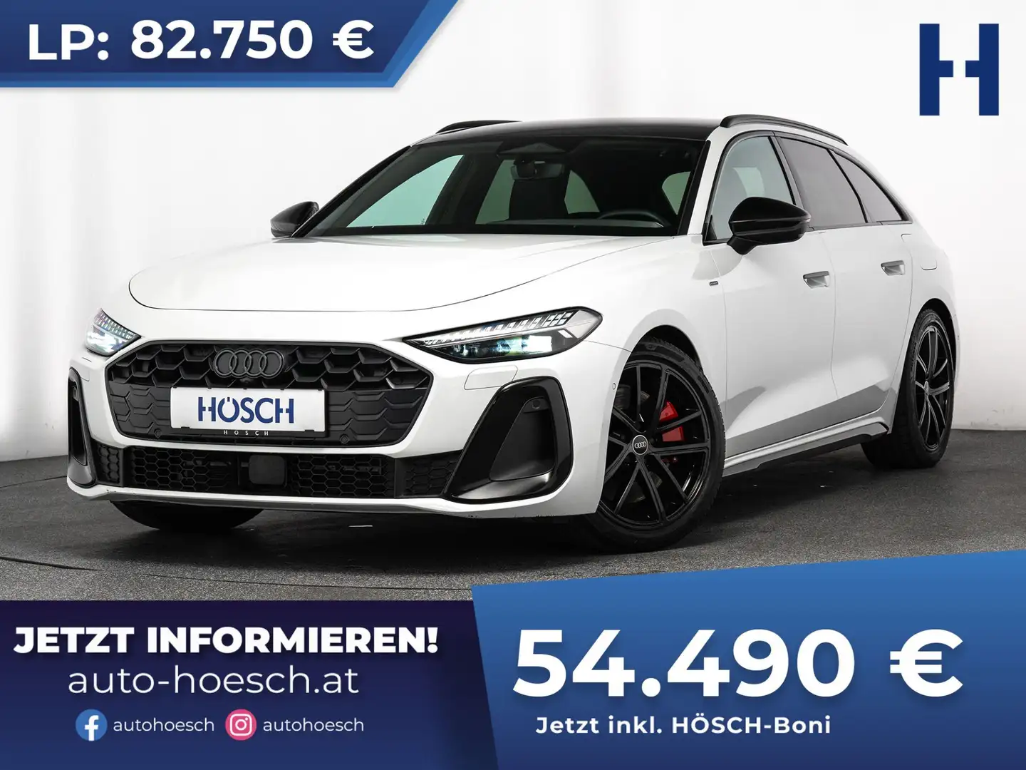 Audi A5 Avant e-hybrid quattro 2xS-LINE TECH PLUS PANO ++ Weiß - 1
