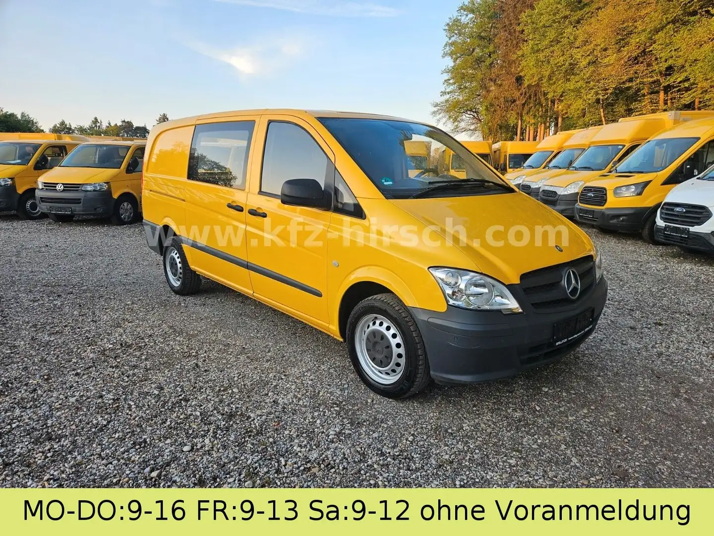 Mercedes-Benz Vito Kasten 110 CDI lang*Maxi*1.Hd*2xSchiebetüre Gelb - 2