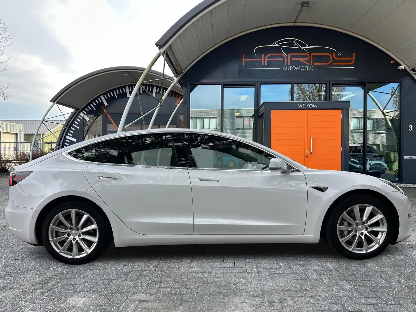 Tesla Model 3 Long Range AWD 75 kWh 87% SOH Trekhaak (fiets) Rij Blanc - 2