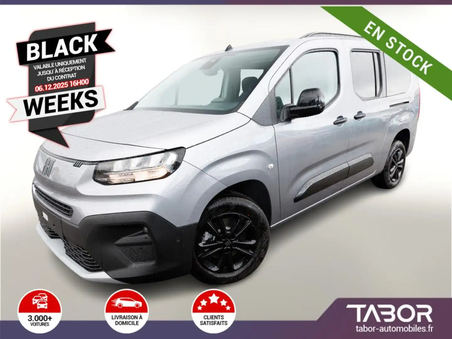 Fiat Doblo Kombi 1.5 Maxi BHDi 100 180°Cam Keyl Gris - 1