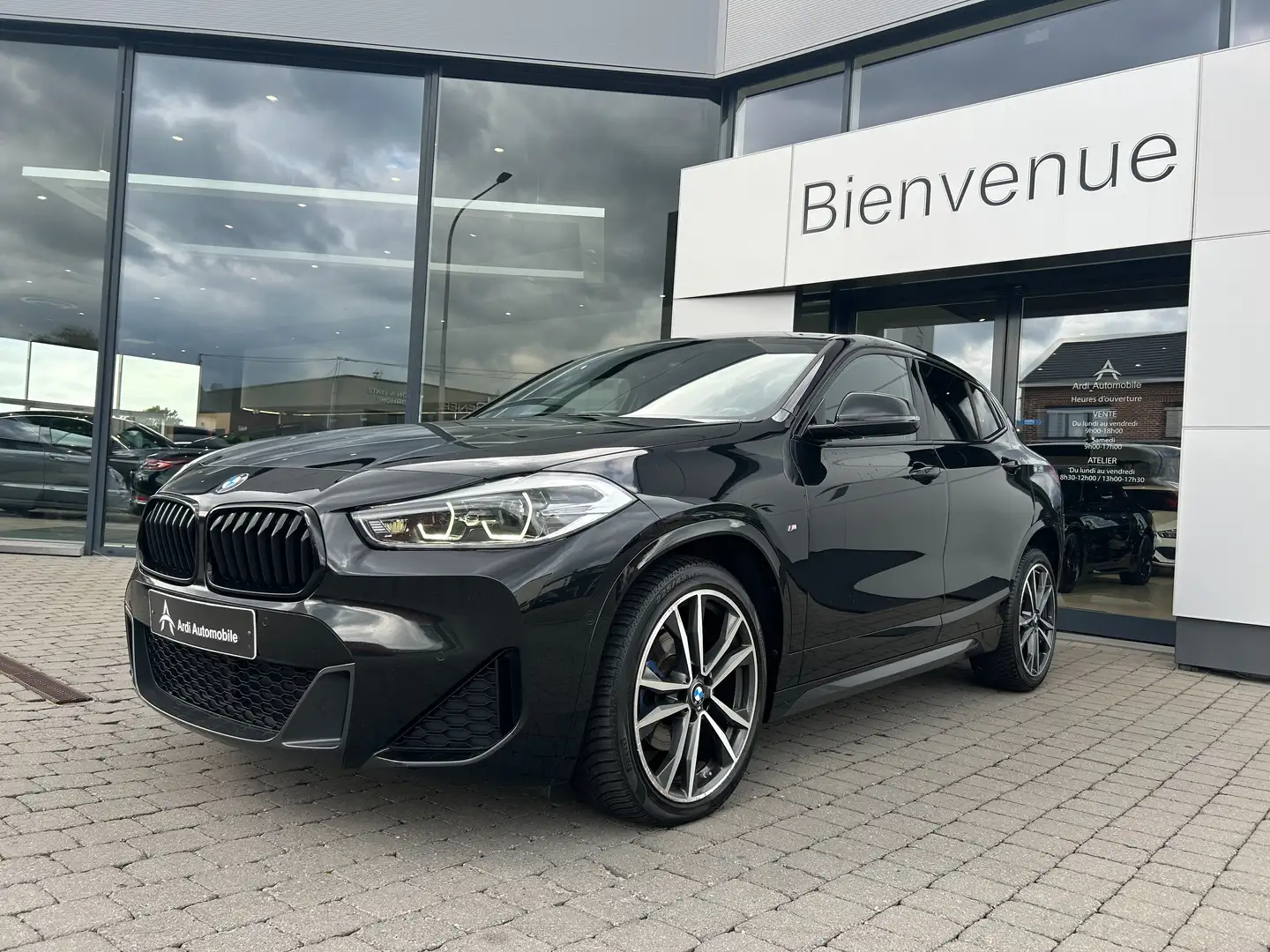 BMW X2 1.5i sDrive18*PACK M*LED*GPS*GARANTIE 12 MOIS* Noir - 1