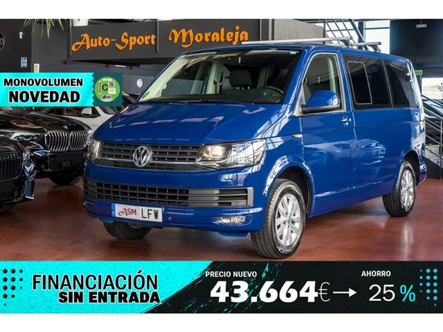 Volkswagen T5 Caravelle 2.0TDI Batalla Corta 110kW Azul - 1