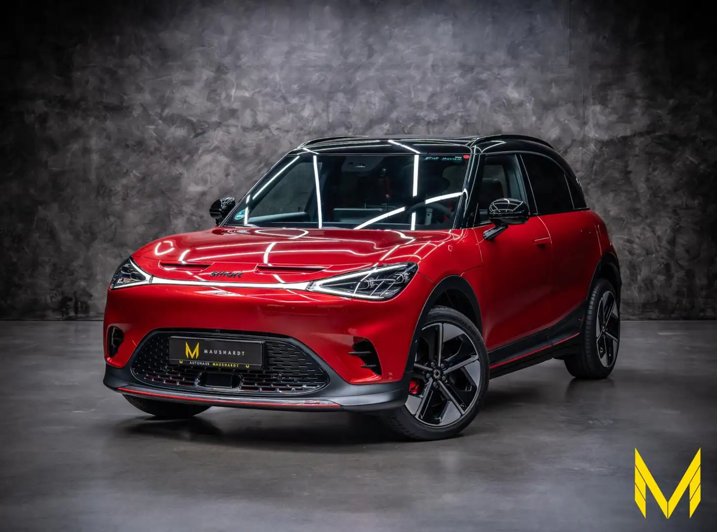 smart #1 BRABUS #48MONATE GARANTIE #FU**ING UNFASSBAR! Червоний - 1