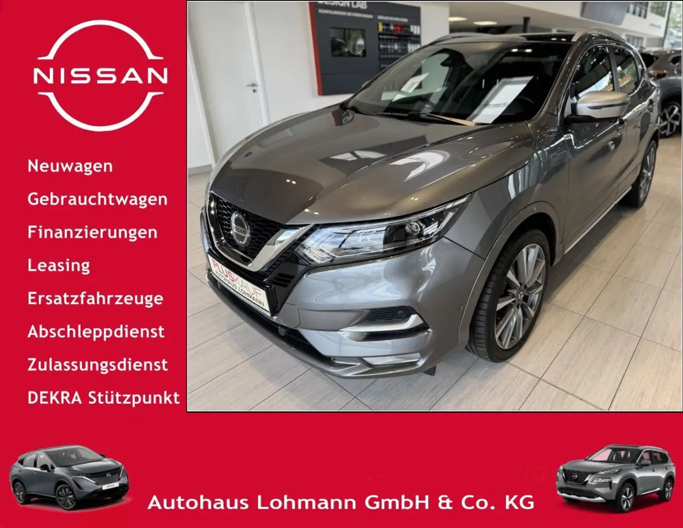 Nissan Qashqai 1.3 DIG-T DCT TEKNA Kamera Standheizung Grau - 1