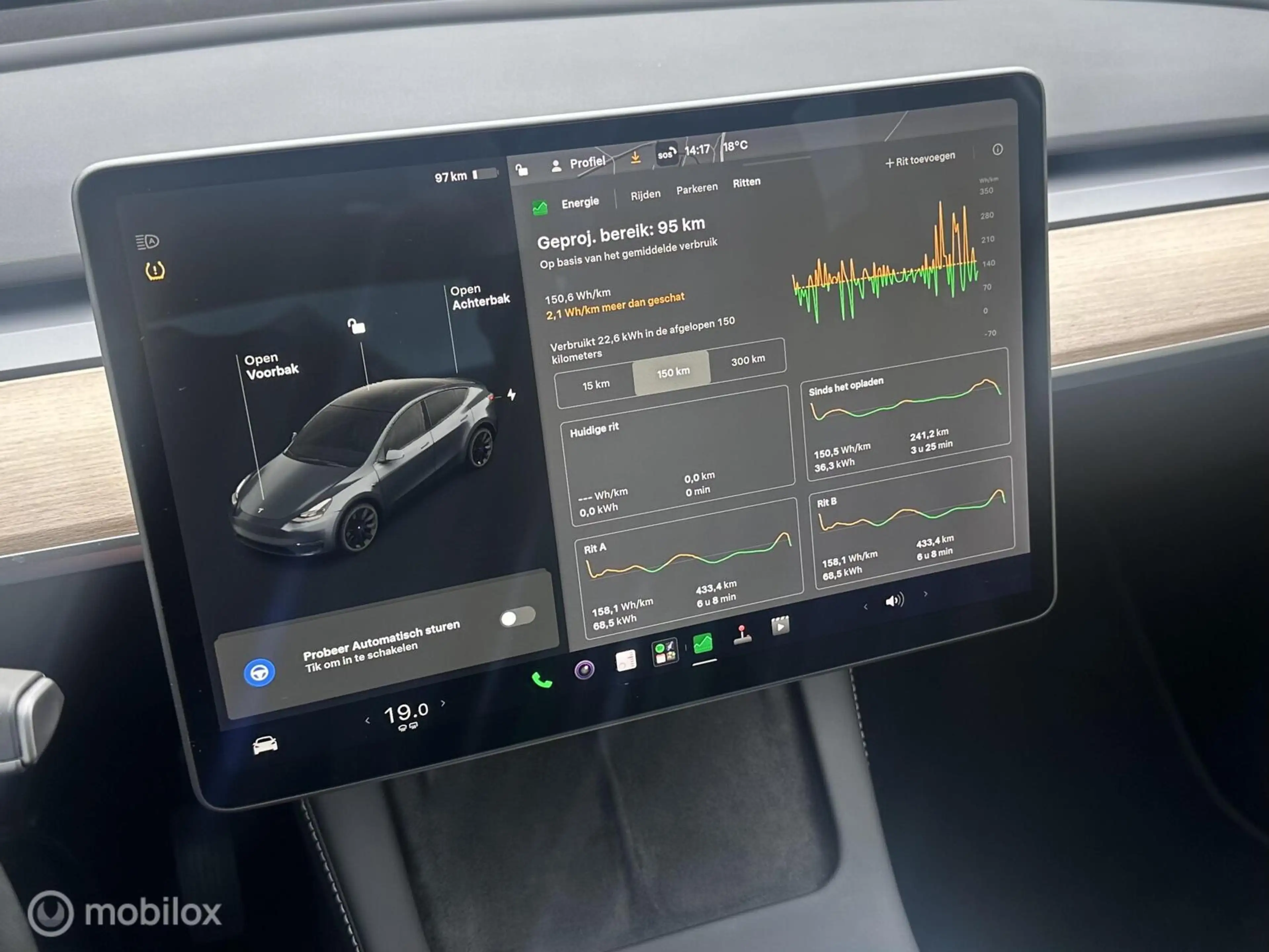 Tesla Model Y Long Range AWD 75 kWh SOH 91% PANORAMADAK AUTOPILO — photo 15