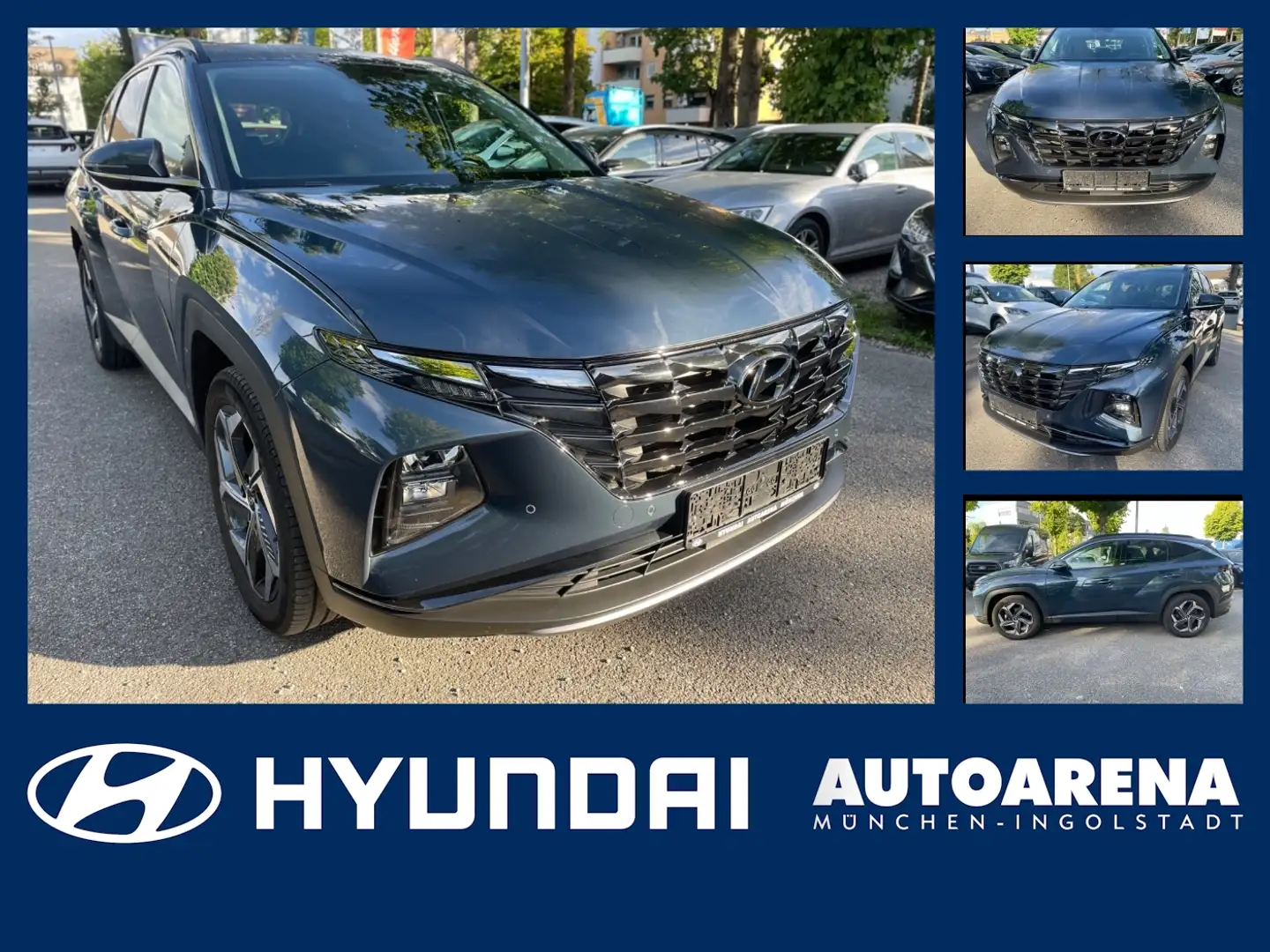 Hyundai TUCSON 1.6 T-GDI Trend Matrix 2xKlima AHK Blu/Azzurro - 1