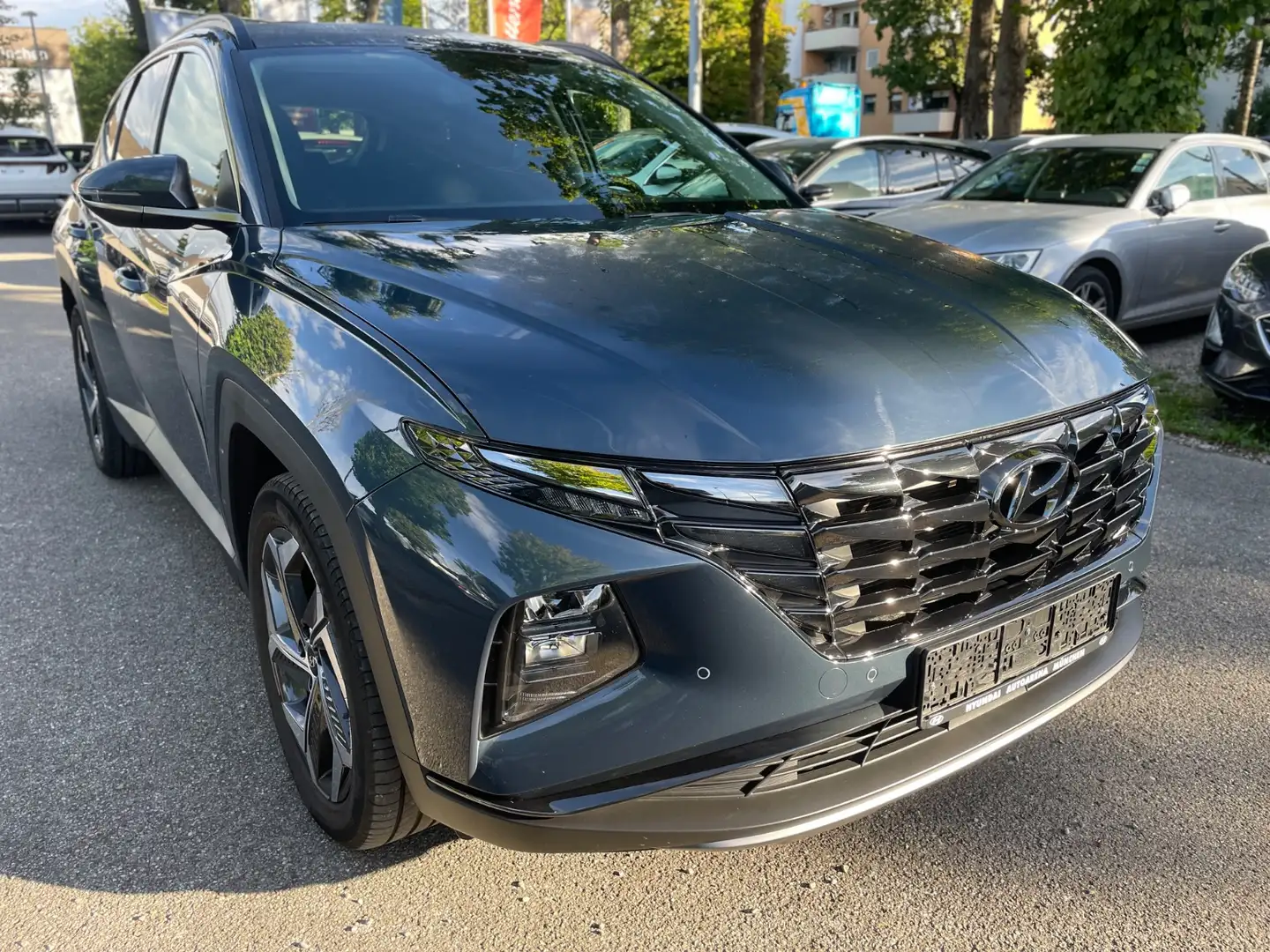 Hyundai TUCSON 1.6 T-GDI Trend Matrix 2xKlima AHK Blauw - 2