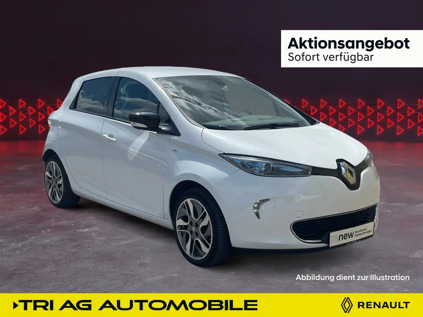 Renault ZOE Zoe Intens Z.E 40 zzgl. Batteriemiete GRA PDC SH Weiß - 1