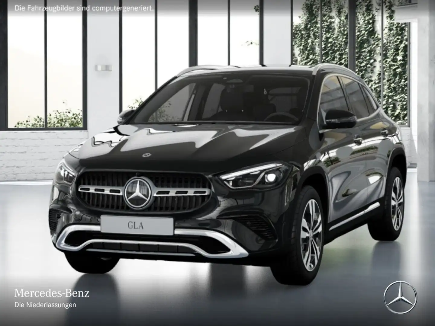 Mercedes-Benz GLA 200 PROGRESSIVE+360°+AHK+MULTIBEAM+TOTW+7G Zwart - 2