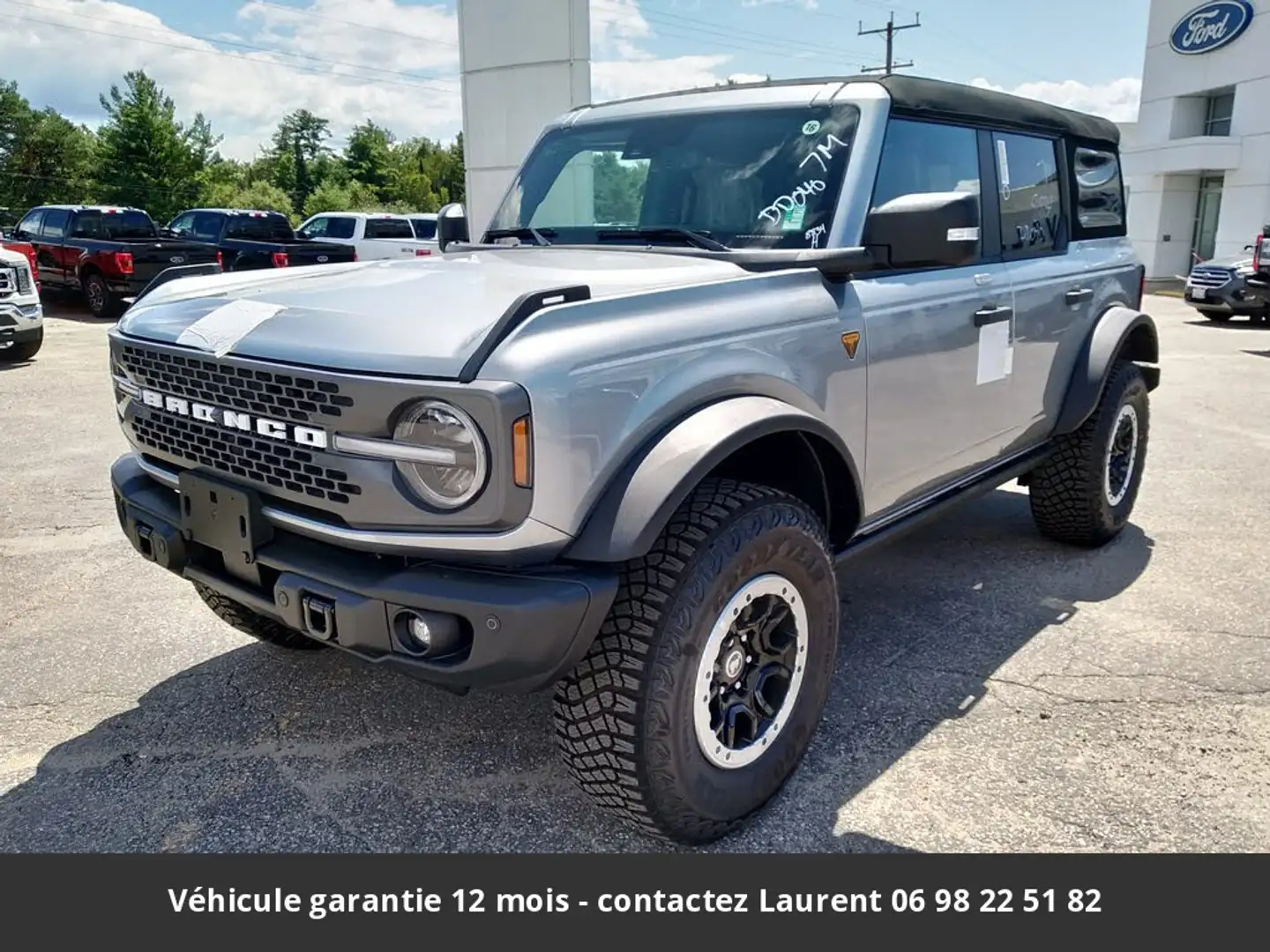 Ford Bronco Badlands Advanced 4P 4X4 Tout compris hors homologation 4500e Argent - 1