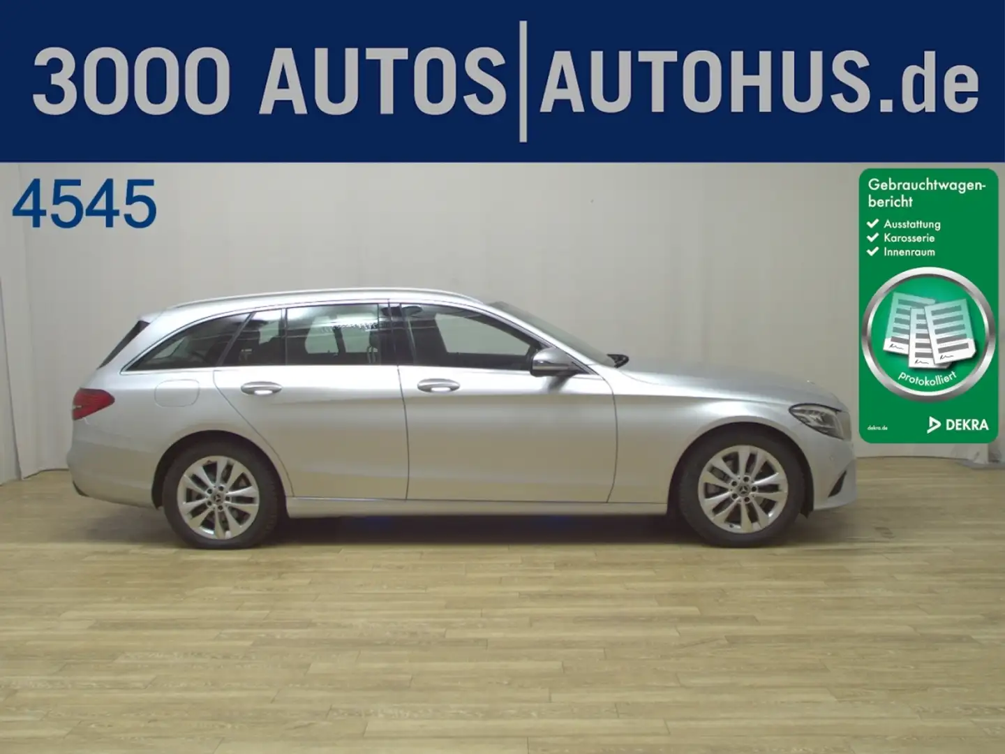 Mercedes-Benz C 200 T  Avantgarde T-Leder COMAND LED RFK Silber - 1