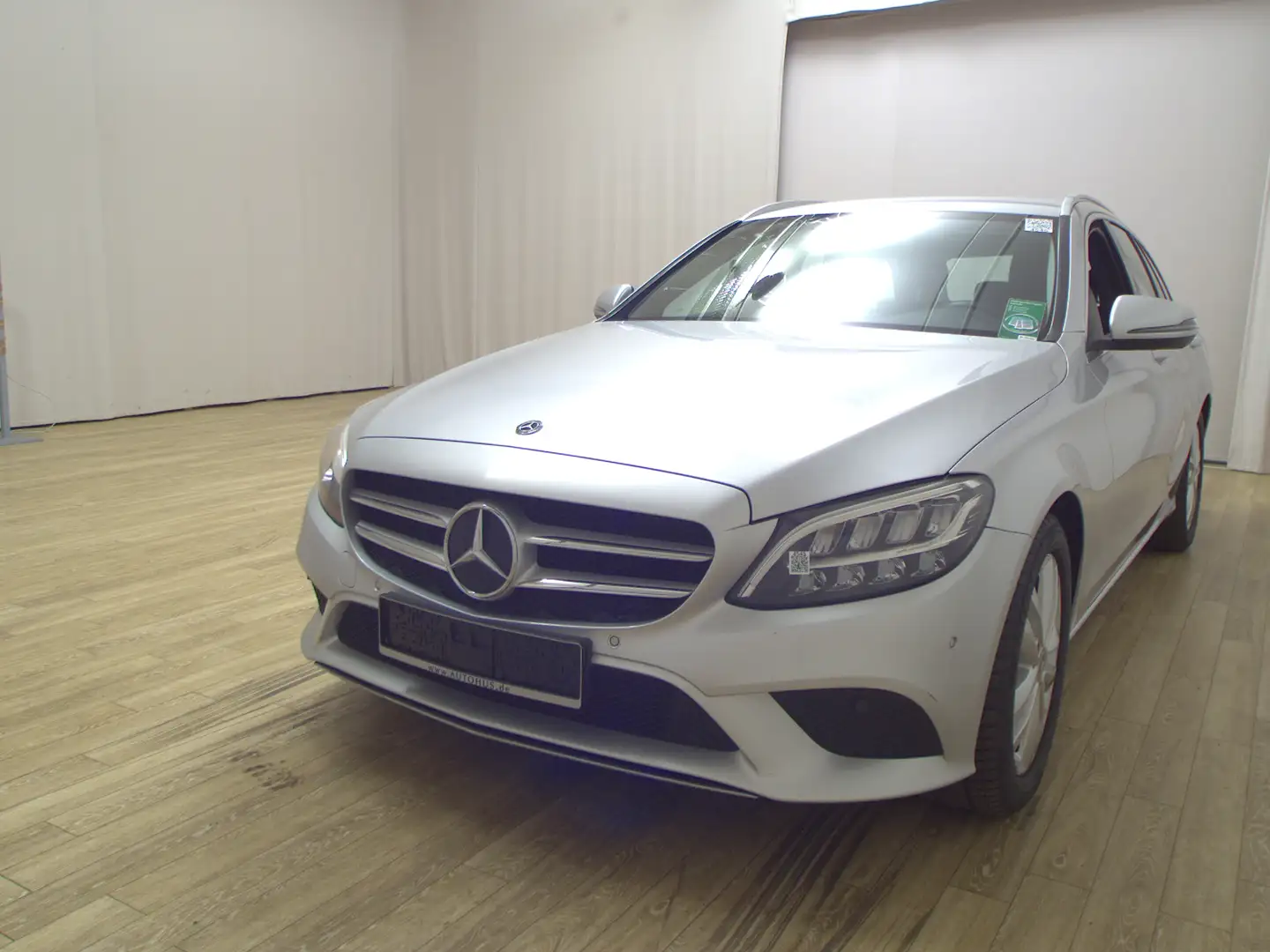 Mercedes-Benz C 200 T  Avantgarde T-Leder COMAND LED RFK Silber - 2
