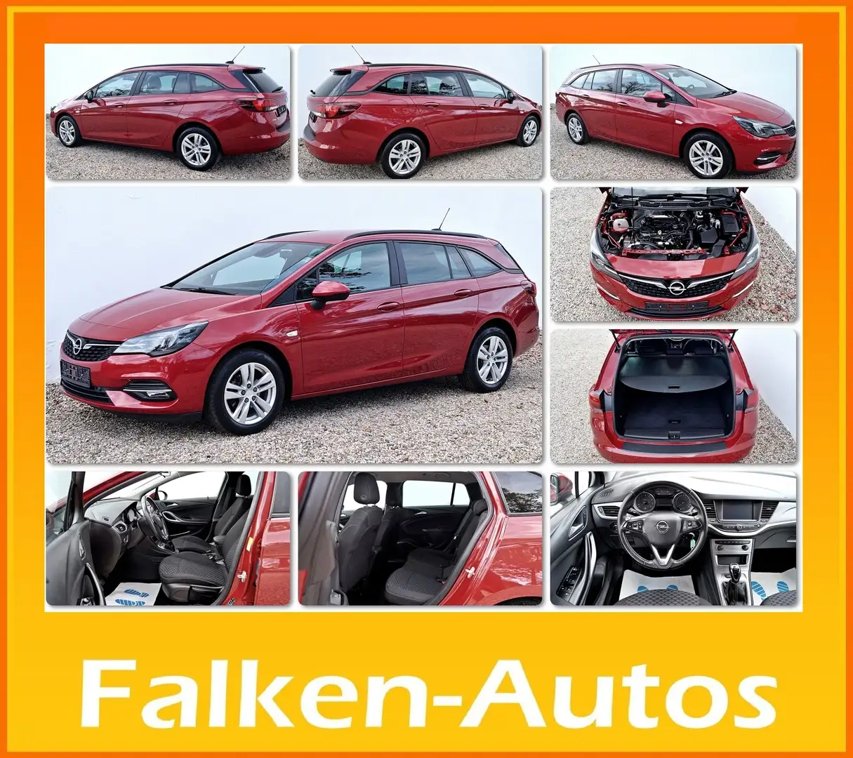 Opel Astra 1.2 DI TURBO -TOLLE EXTRAS- *AUCH MIT GARANTIE* Rouge - 1