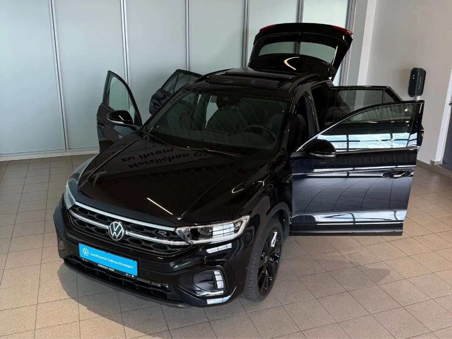 Volkswagen T-Roc 2.0 TSI R-Line 4Motion DSG Diebstahlwarn., Pano, D Negro - 2