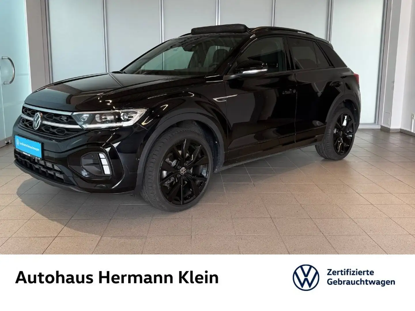 Volkswagen T-Roc 2.0 TSI R-Line 4Motion DSG Diebstahlwarn., Pano, D Schwarz - 1