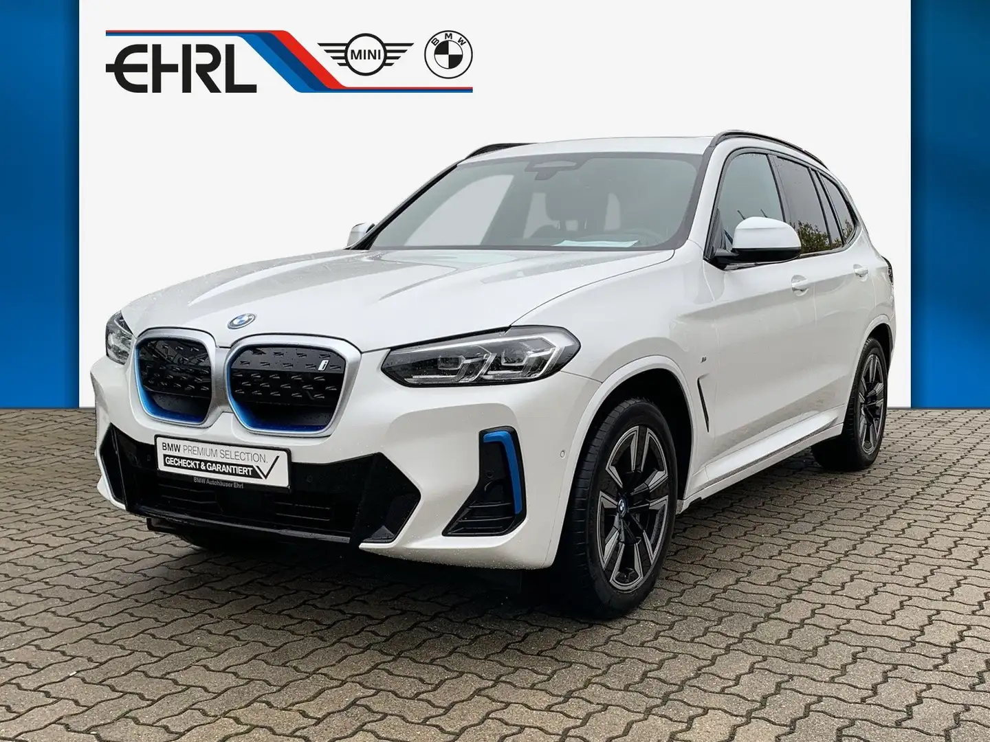 BMW iX3 M Sport Aut/LED/AHK/DrivingAssistentProf Weiß - 1