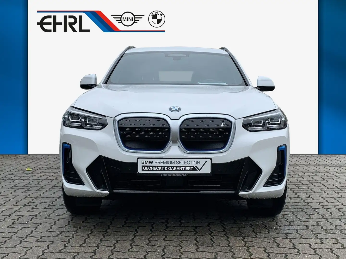 BMW iX3 M Sport Aut/LED/AHK/DrivingAssistentProf Weiß - 2