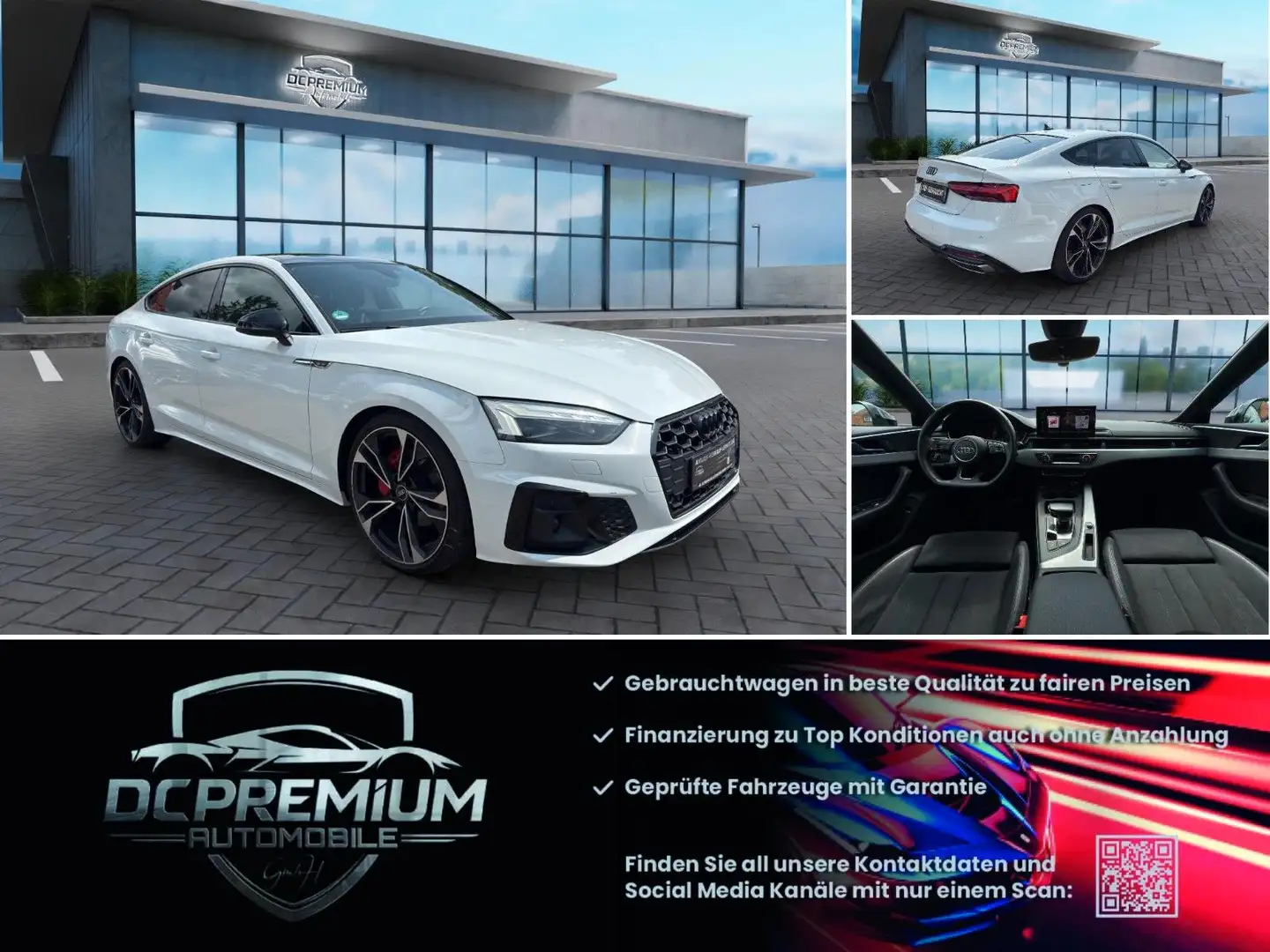 Audi A5 Sportback 40 TDI S line, Panorama,Matrix Blanco - 1