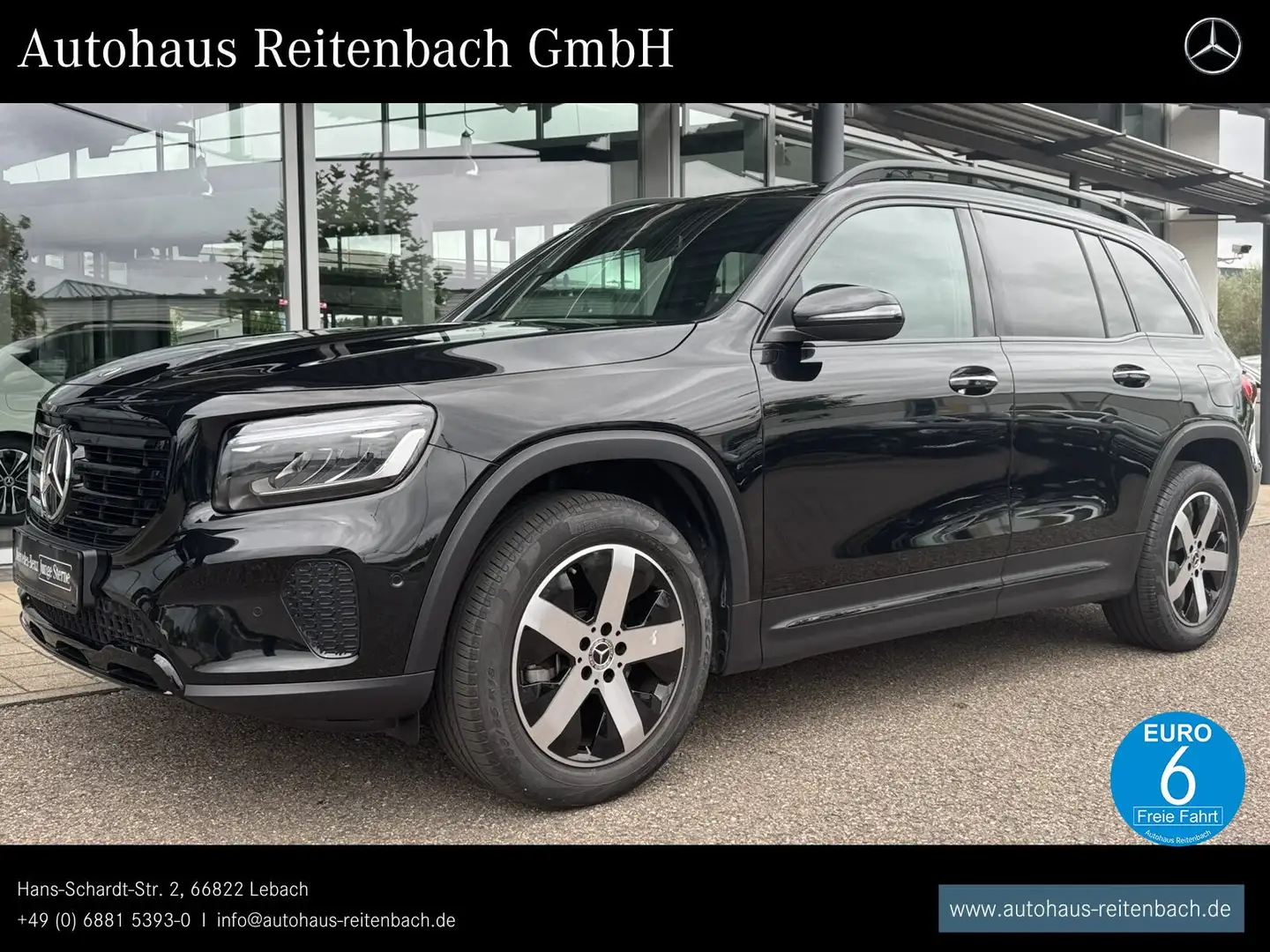 Mercedes-Benz GLB 180 GLB180 PROGRESSIVE+NIGHT LED+KEYLESS+KAMERA+AMBI Zwart - 1