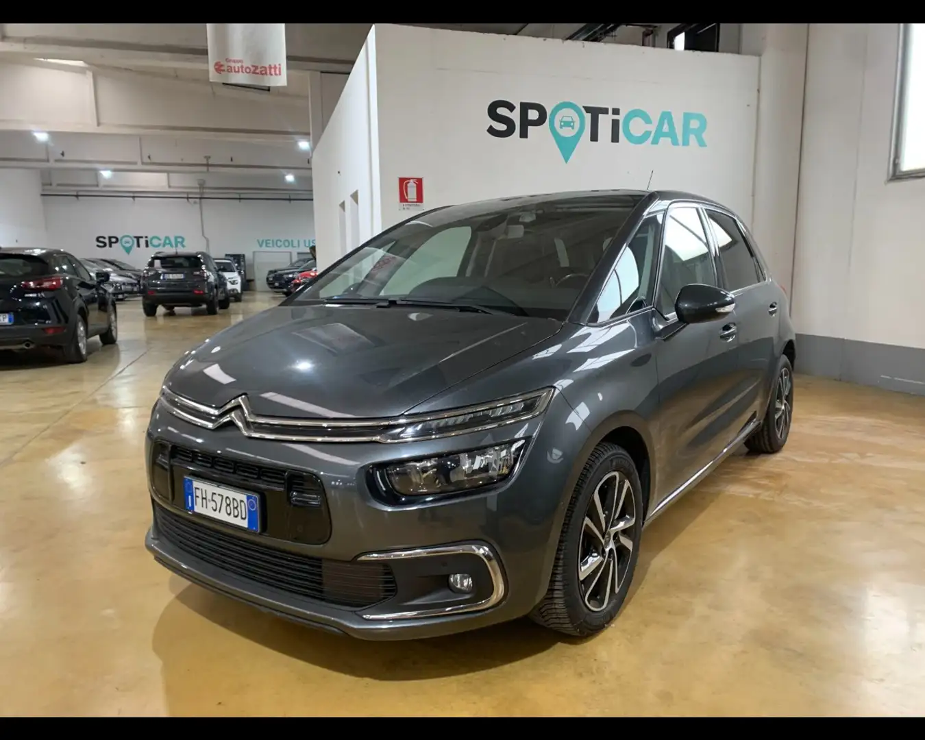 Citroen C4 Picasso Picasso 1.6 BlueHDi Shine Grigio - 1