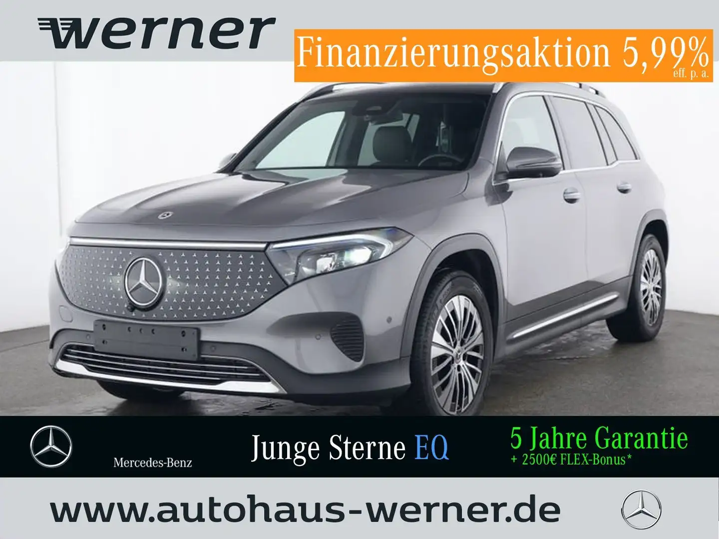 Mercedes-Benz EQB 350 4M EL-ART-ADV+ FAP PANO MEMORY 360°SOUND Gris - 1