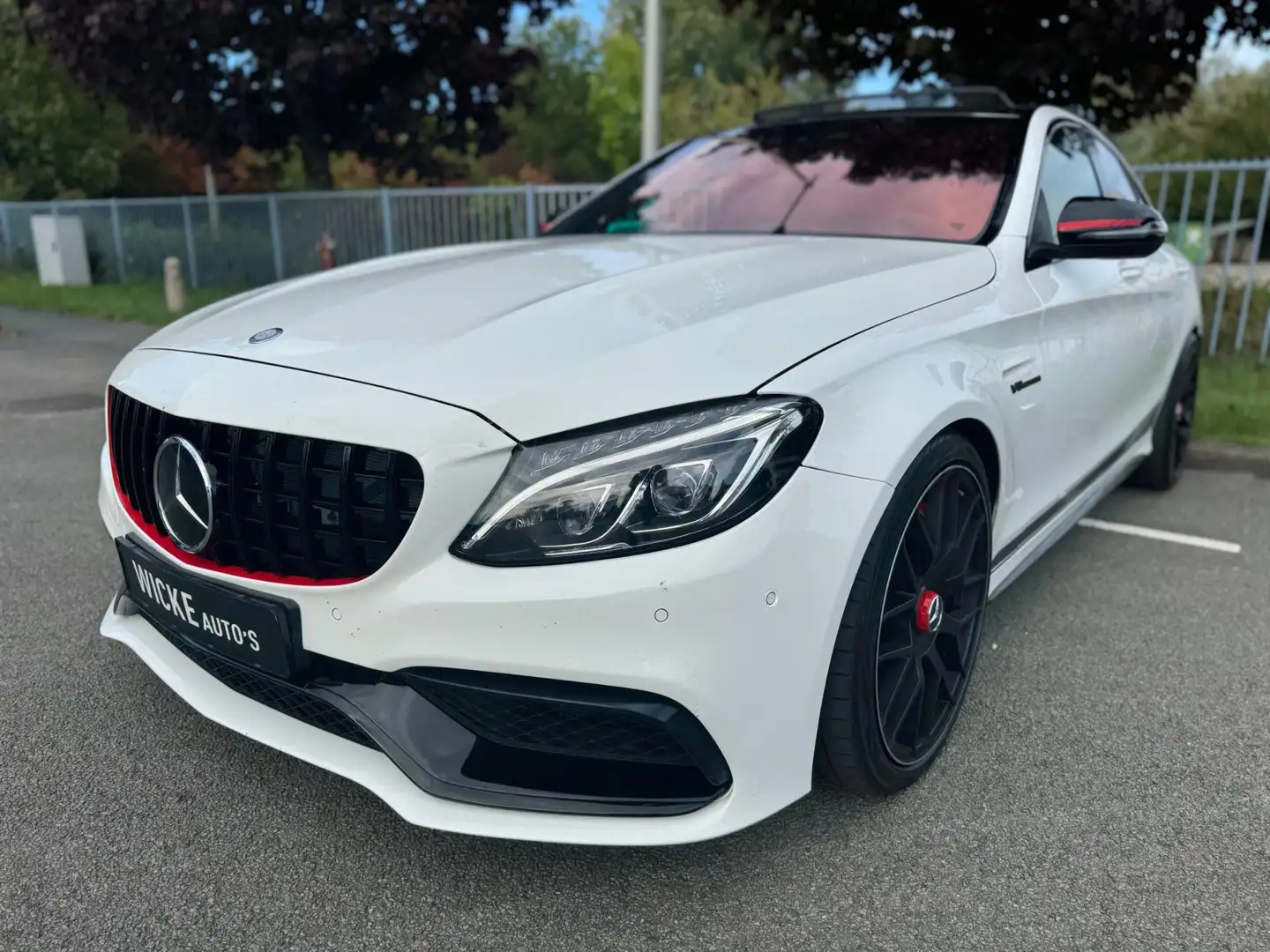 Mercedes-Benz C 63 AMG S Edition 1 Pano Kuipstoelen HeadUp Wit - 2
