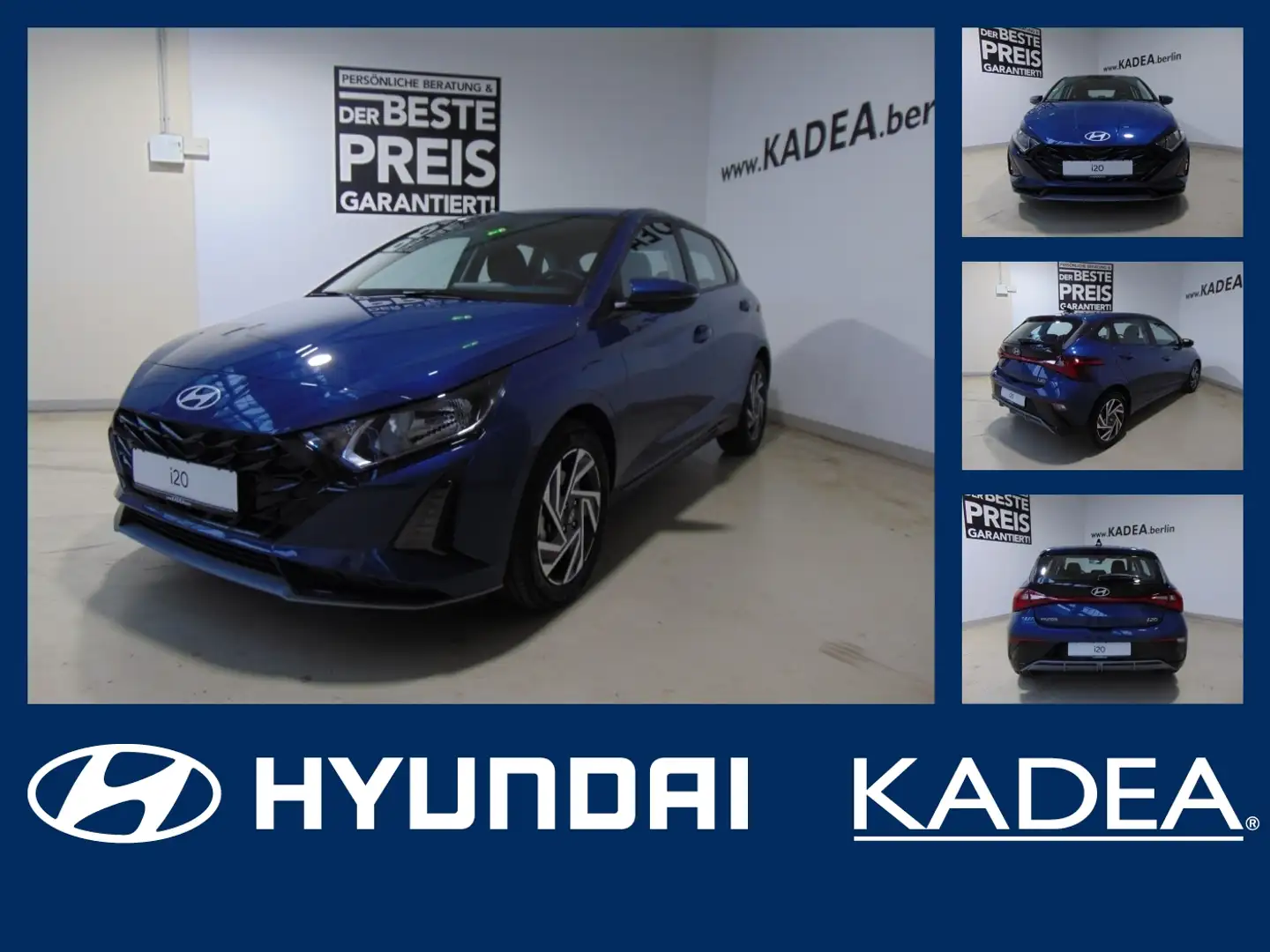 Hyundai i20 1.0 Kamera,Navi,PDC,Sitz+Lenkradheizung Blau - 1