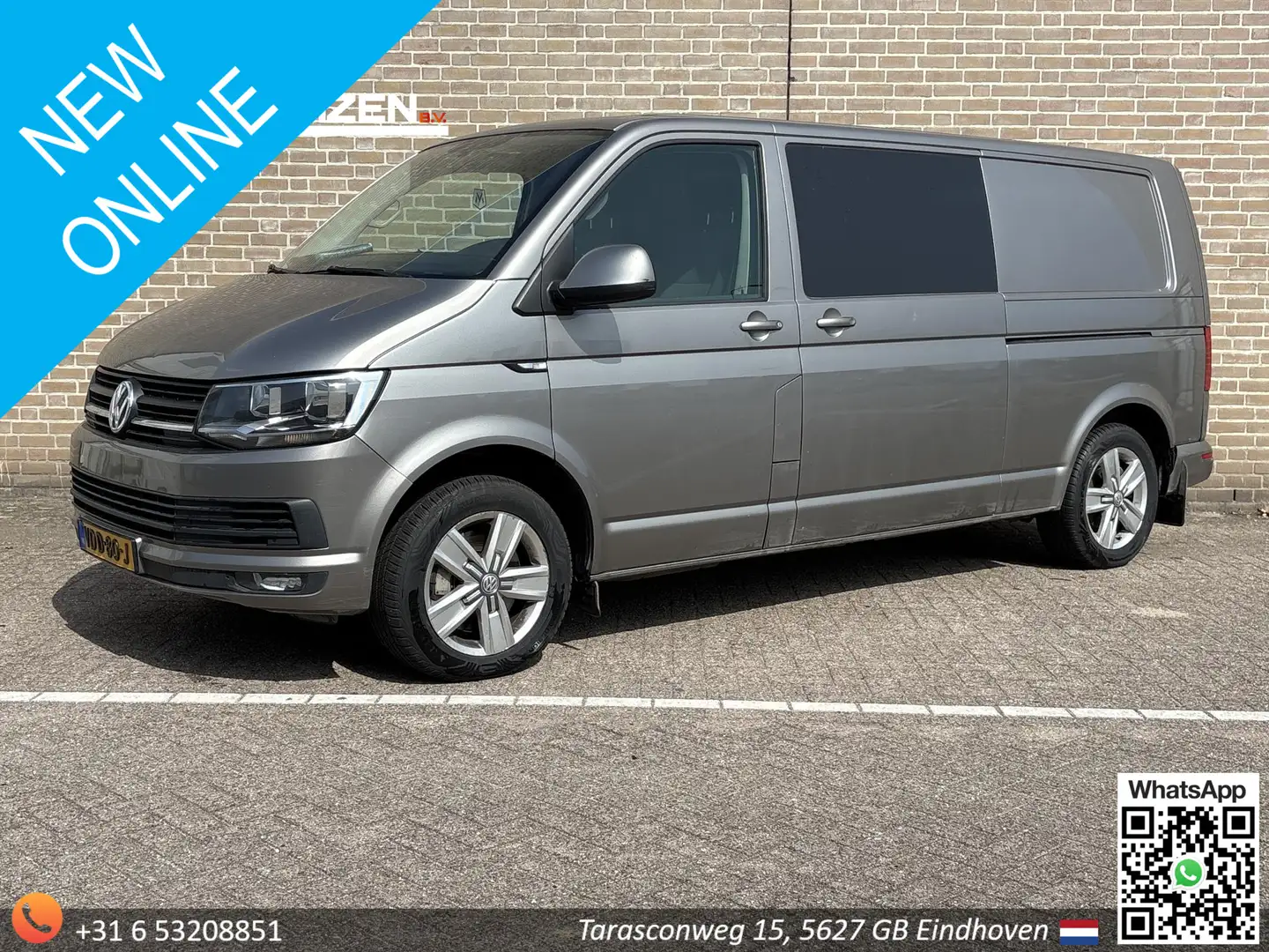Volkswagen T6 Transporter 2.0 TDI L2H1 DC Highline € 11.850 NETTO | NAVI | A Beige - 1