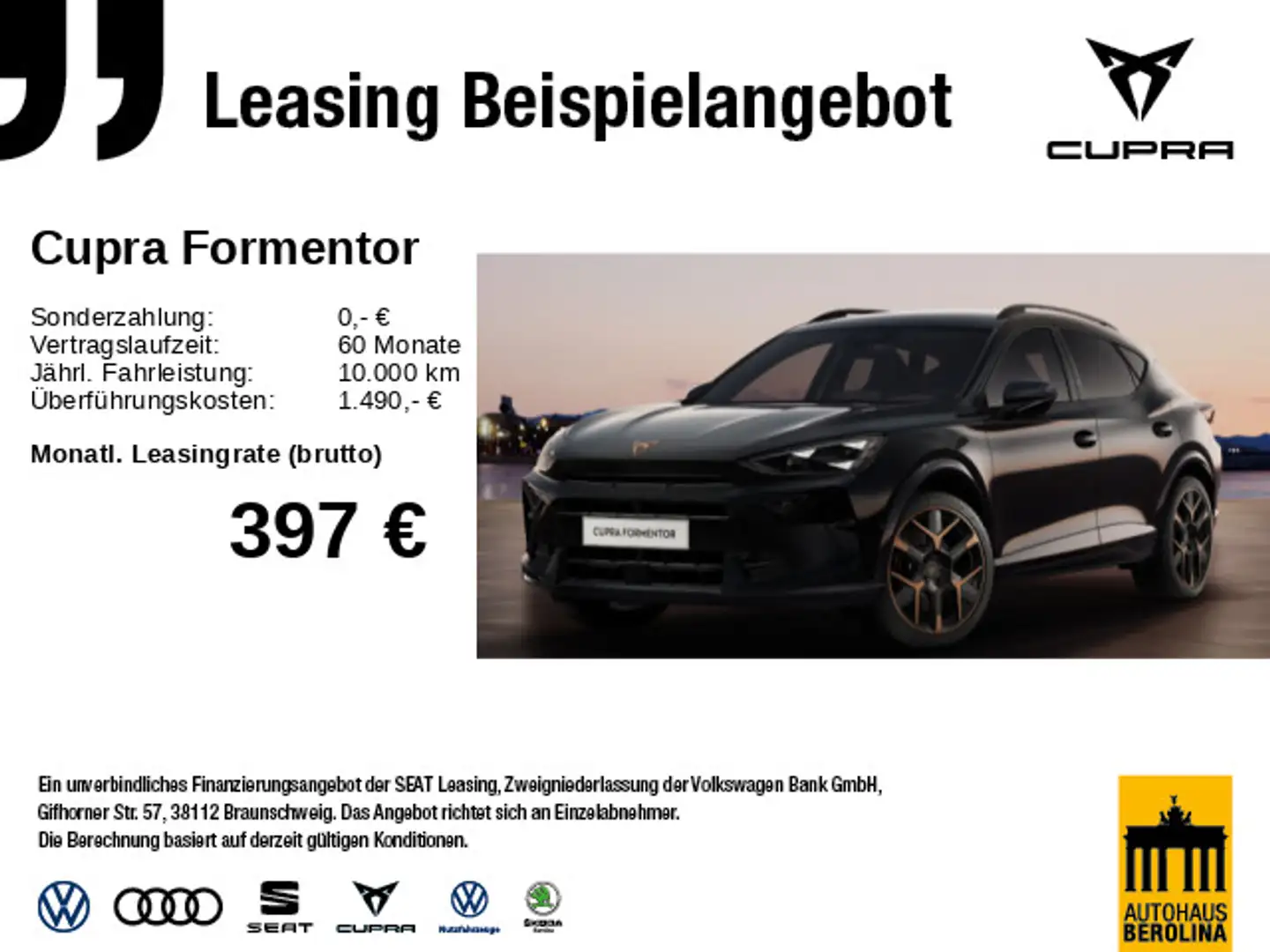 CUPRA Formentor 2.0 TSI VZ DSG *SENNHEISER*R-CAM*ACC* Negro - 1